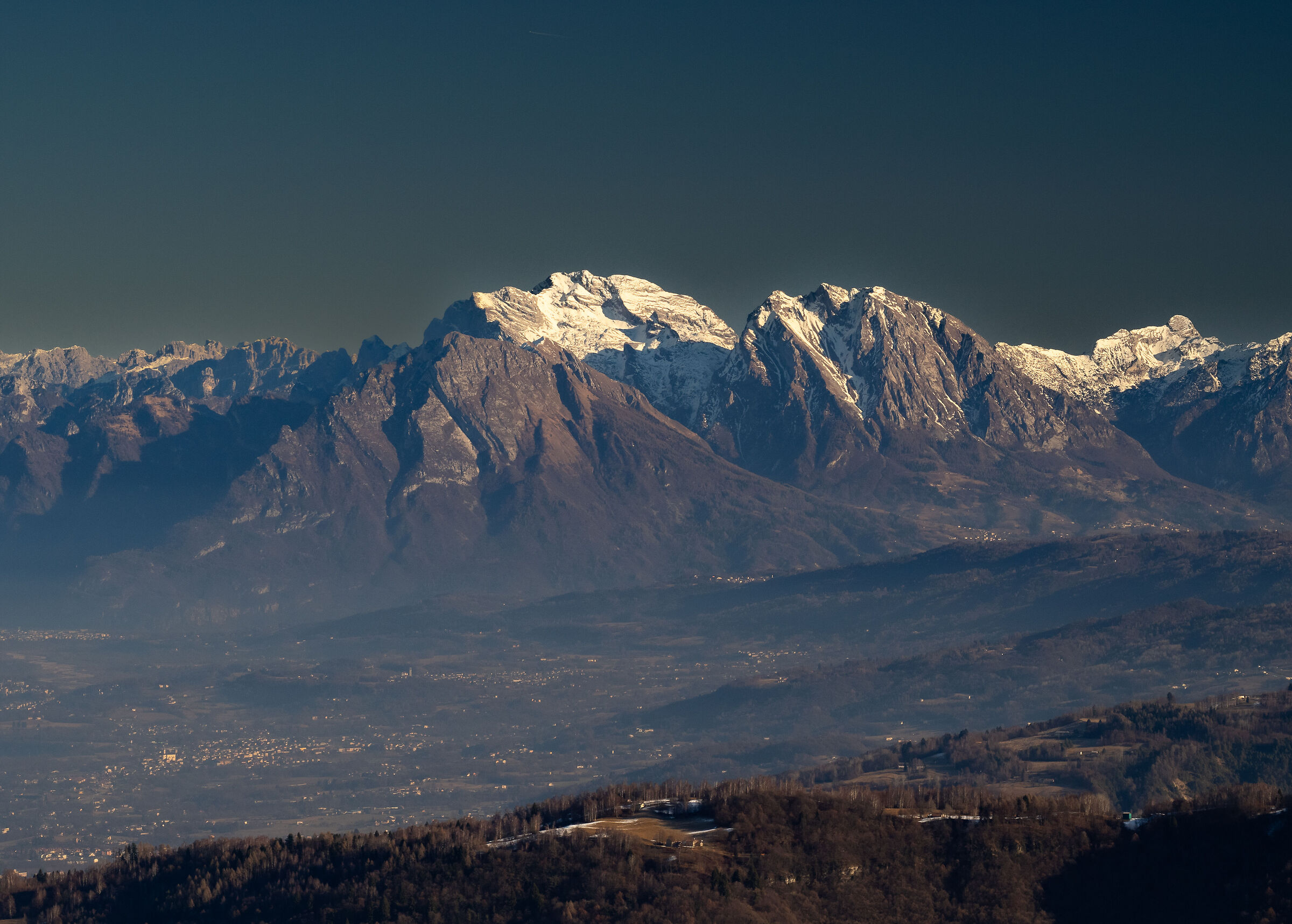 From Malga Garda to the east
