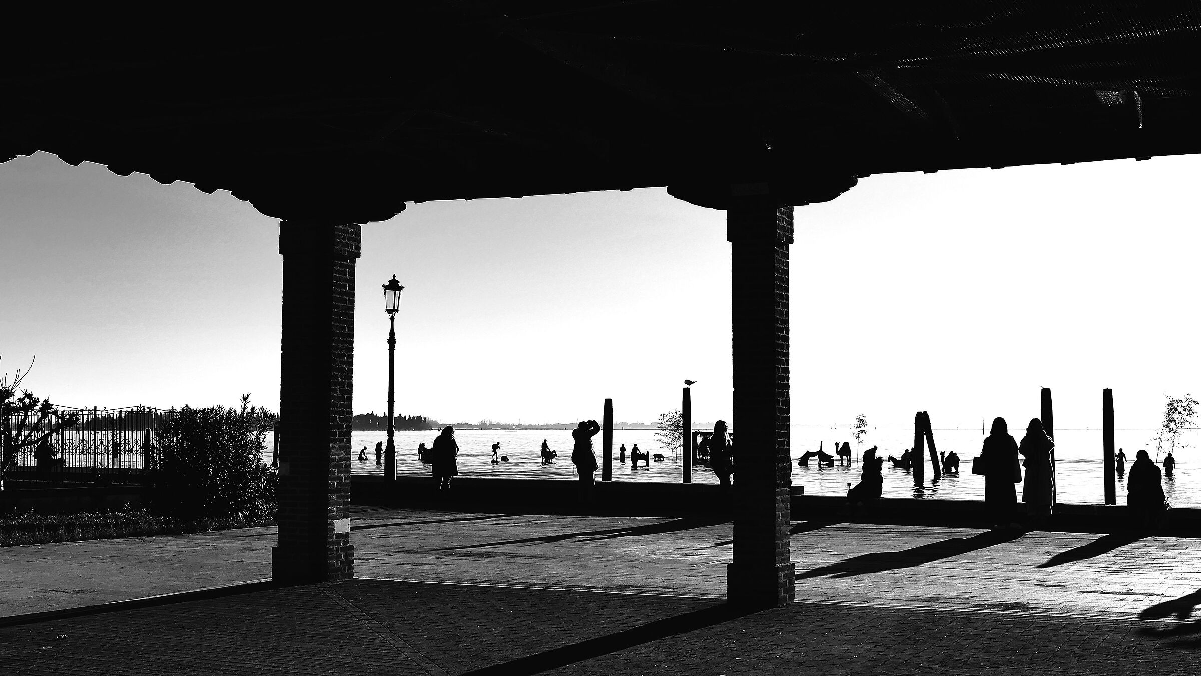 Burano, presepe sull'acqua