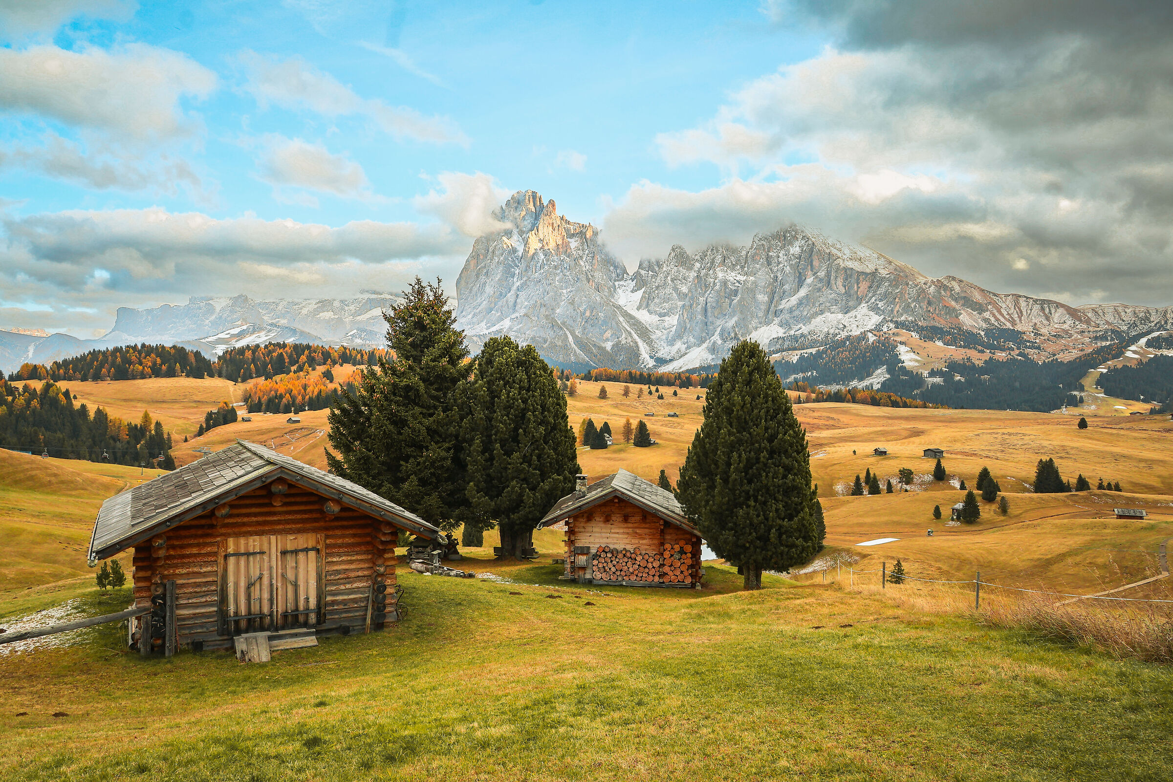 Baite nell'Alpe di Siusi