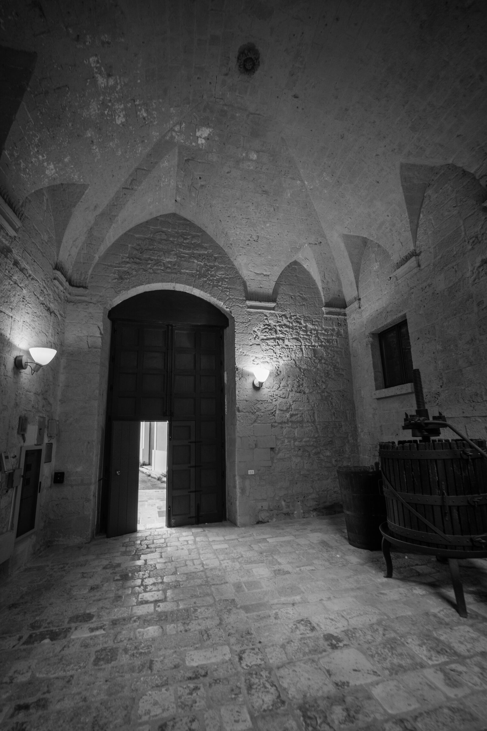 Palazzo D'Aquino l'androne di ingresso