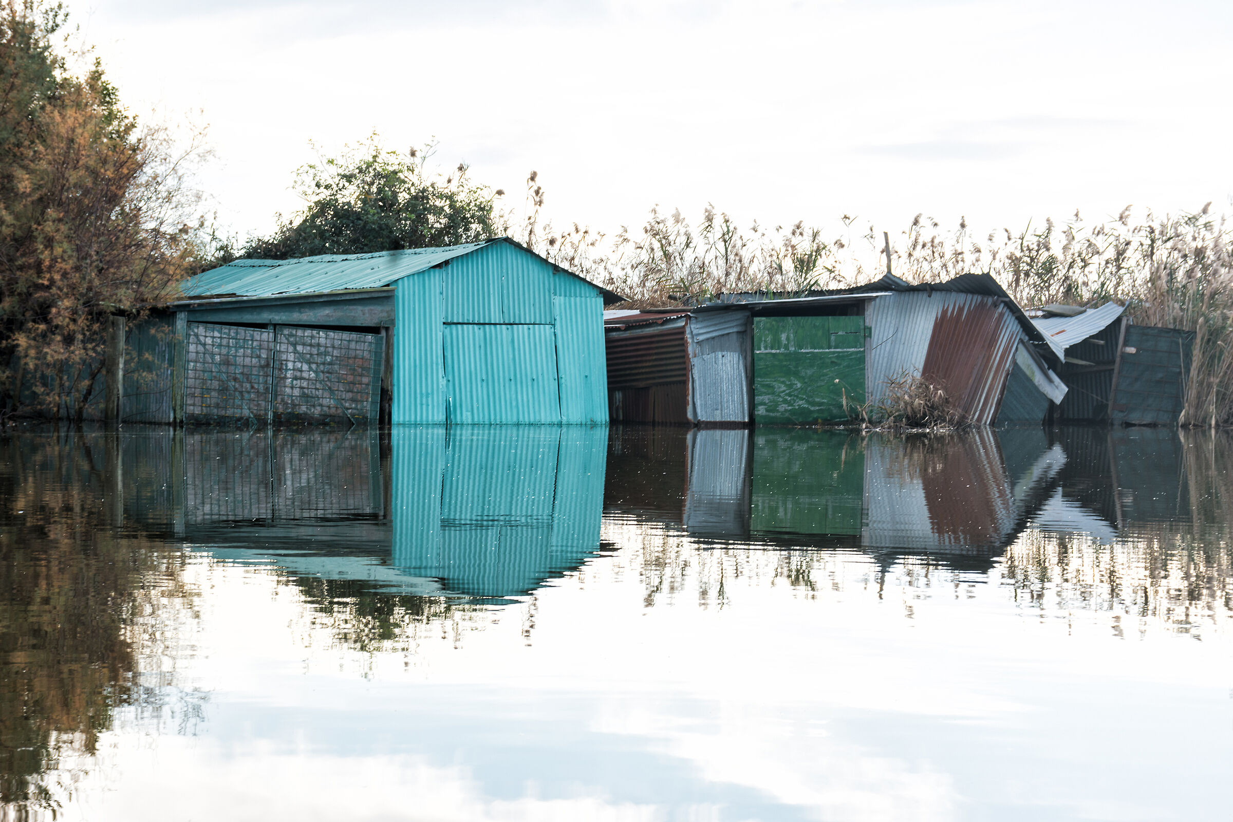 The abandoned huts