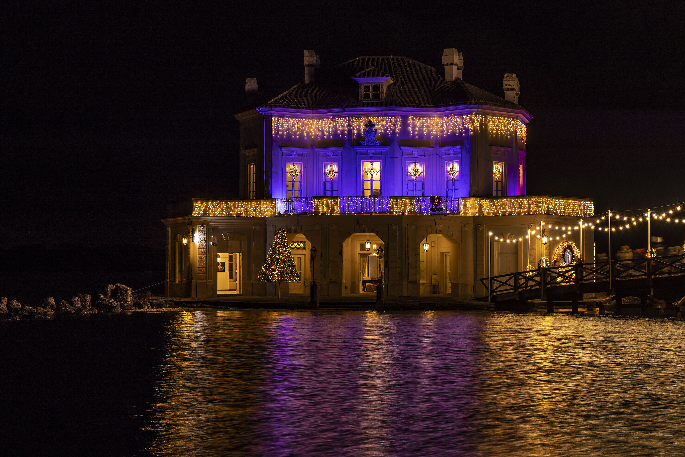 Casina Vanvitelliana Night South Side