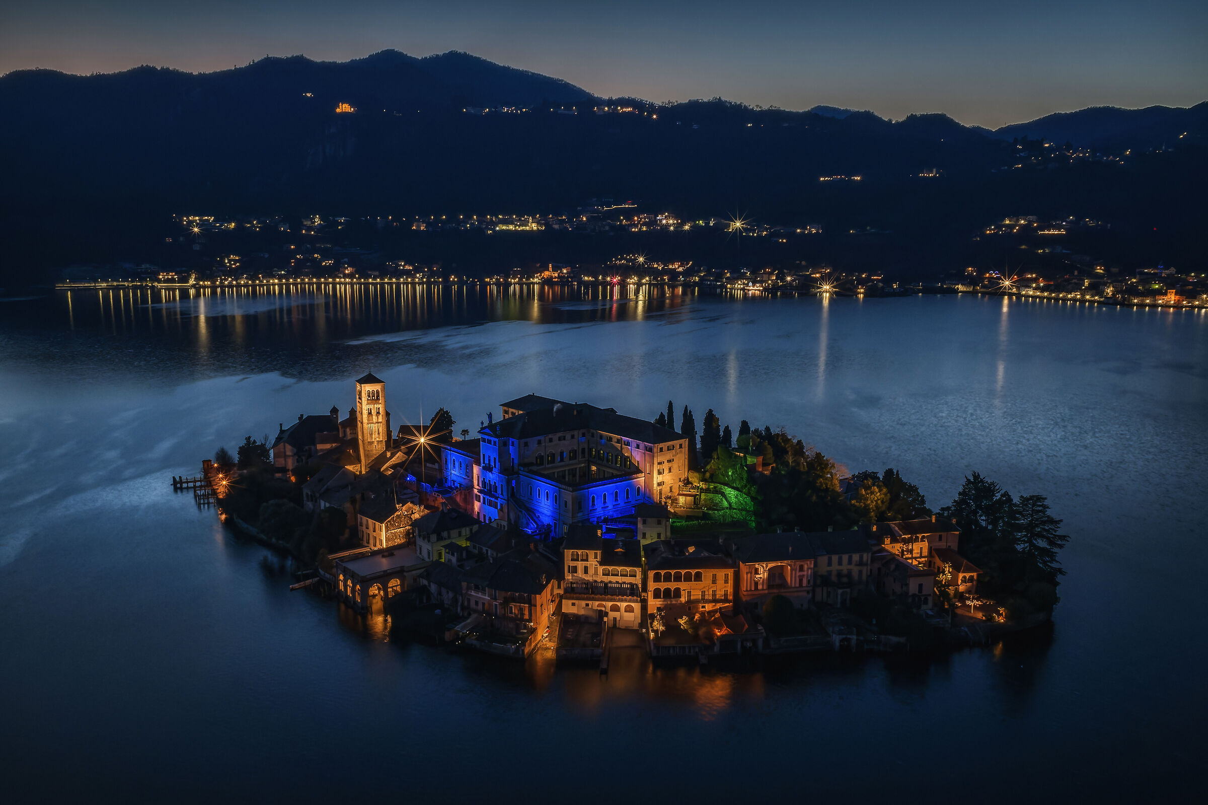 Notturno sull'isola di San Giulio