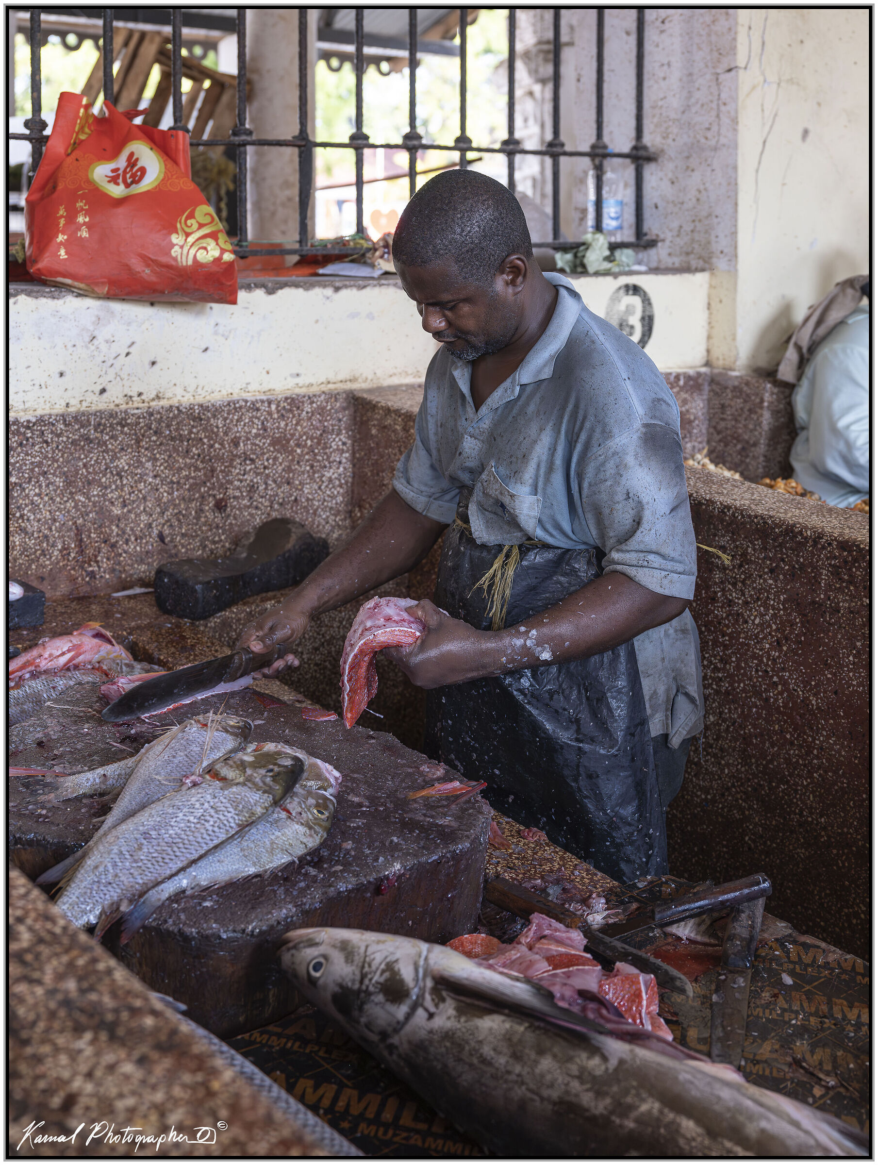 Stone town fish market
