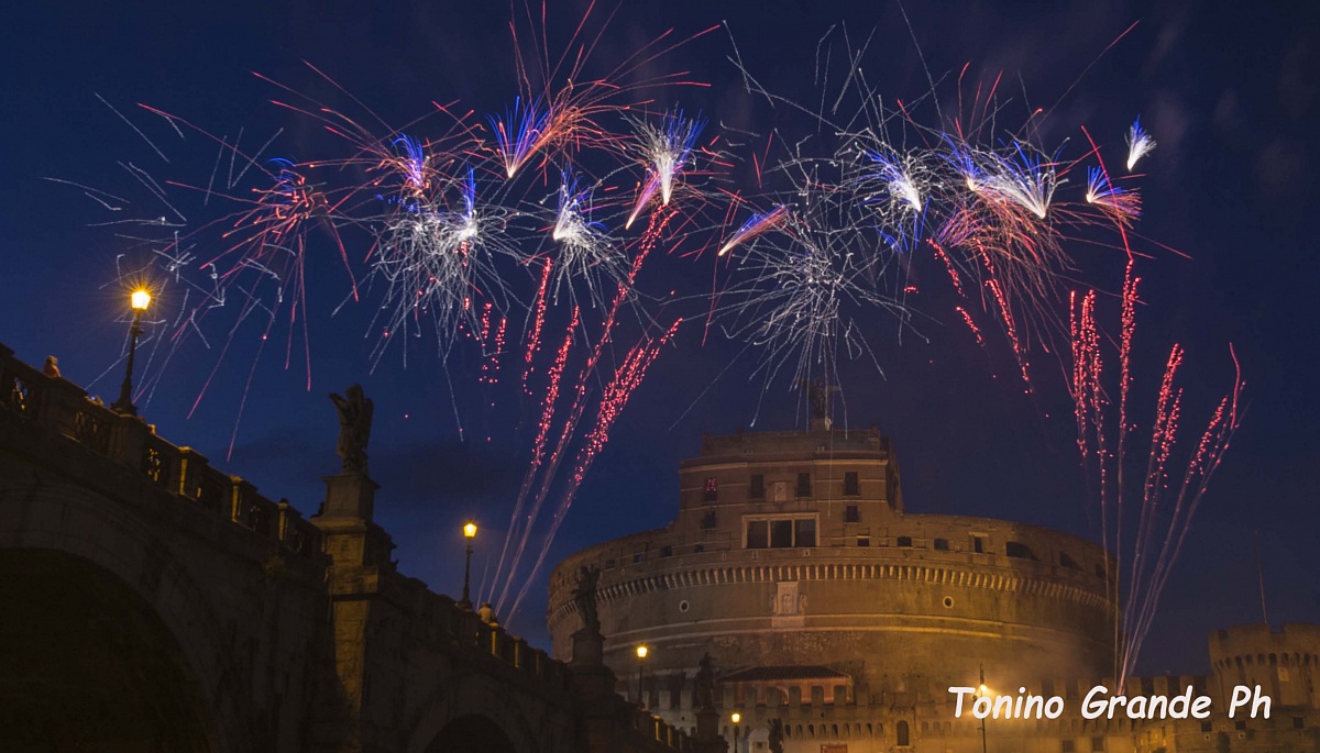 fuochi a Castel Sant'Angelo 2