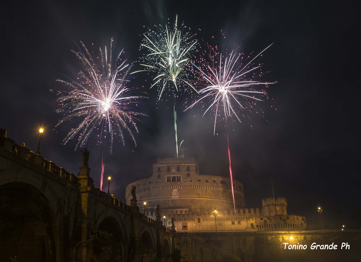 fuochi a Castel Sant'Angelo 3