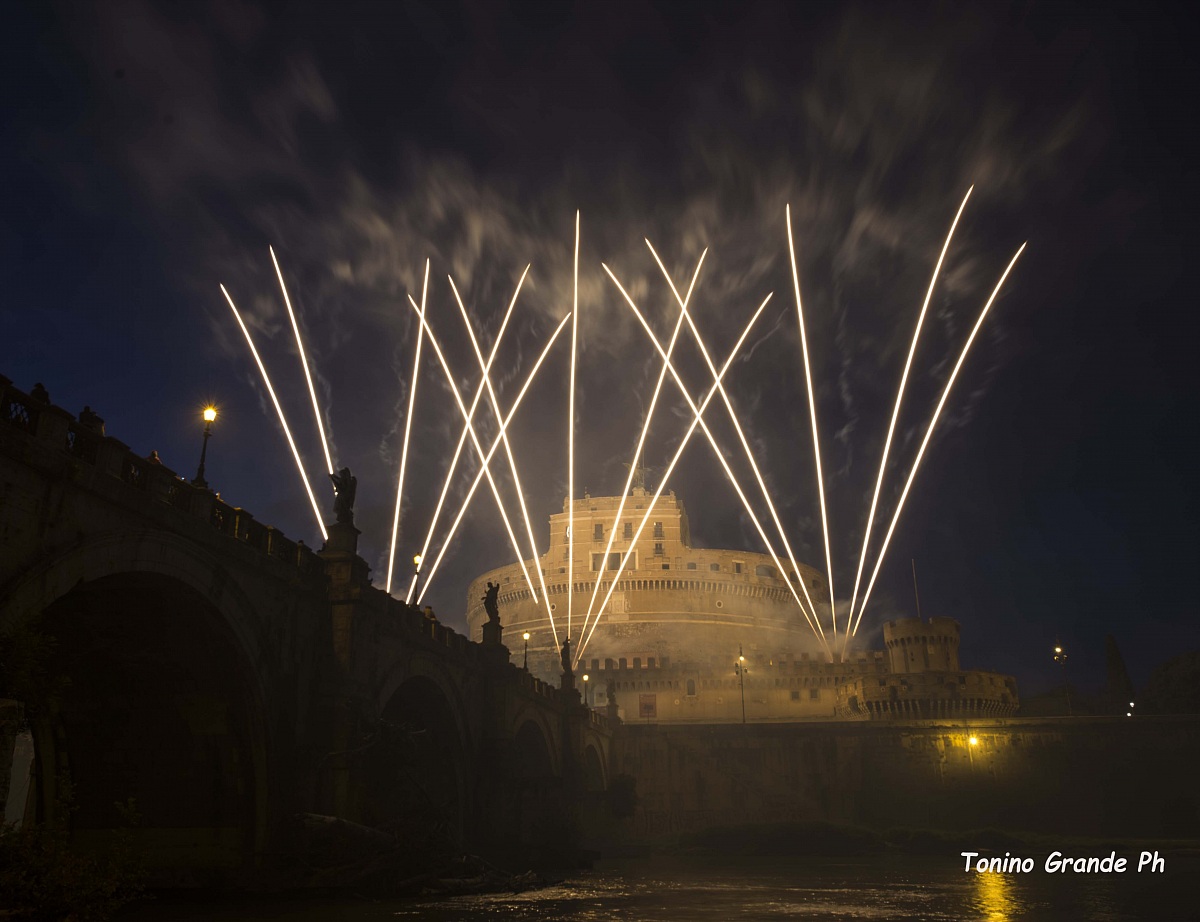fuochi a Castel Sant'Angelo 4