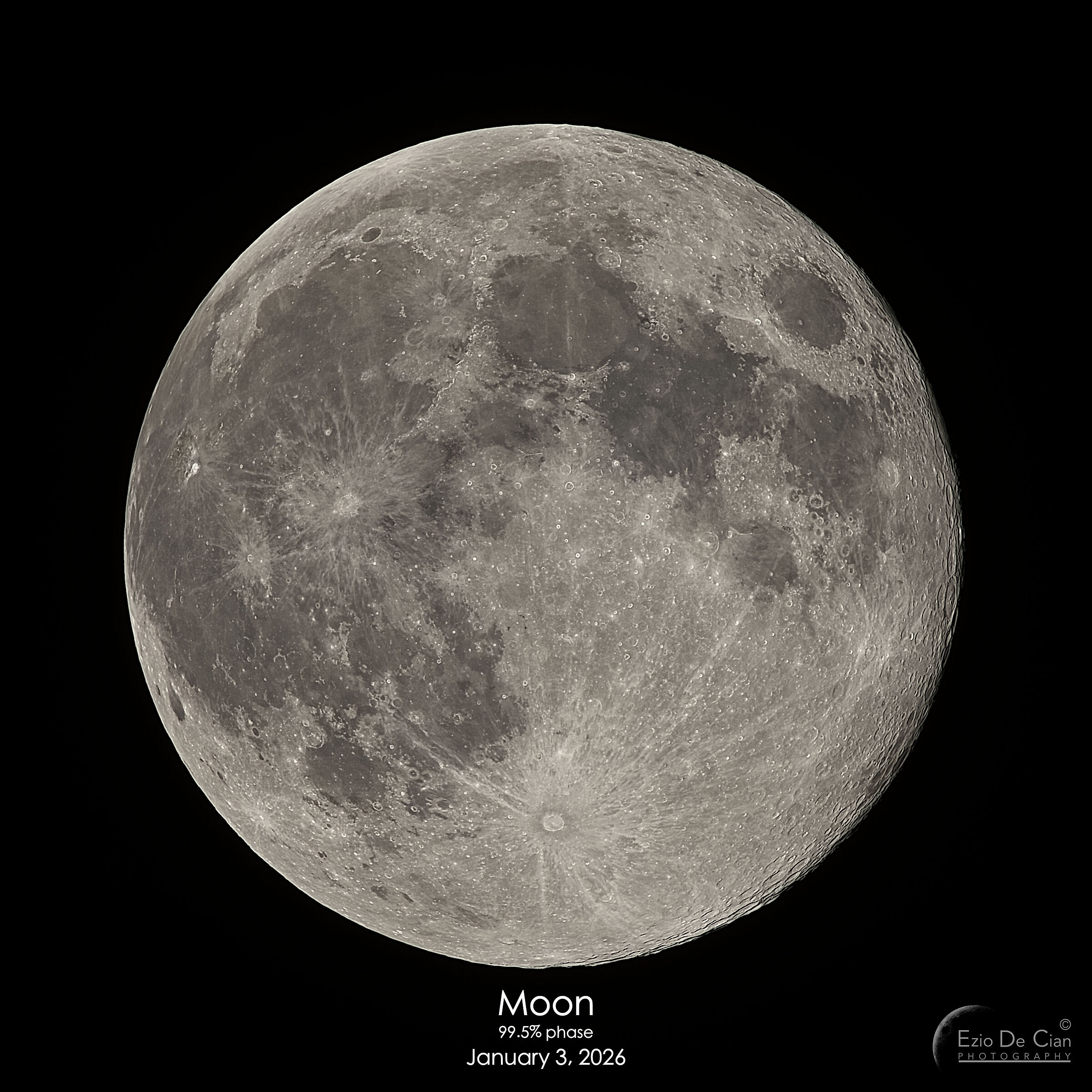 A few hours after the Full Moon