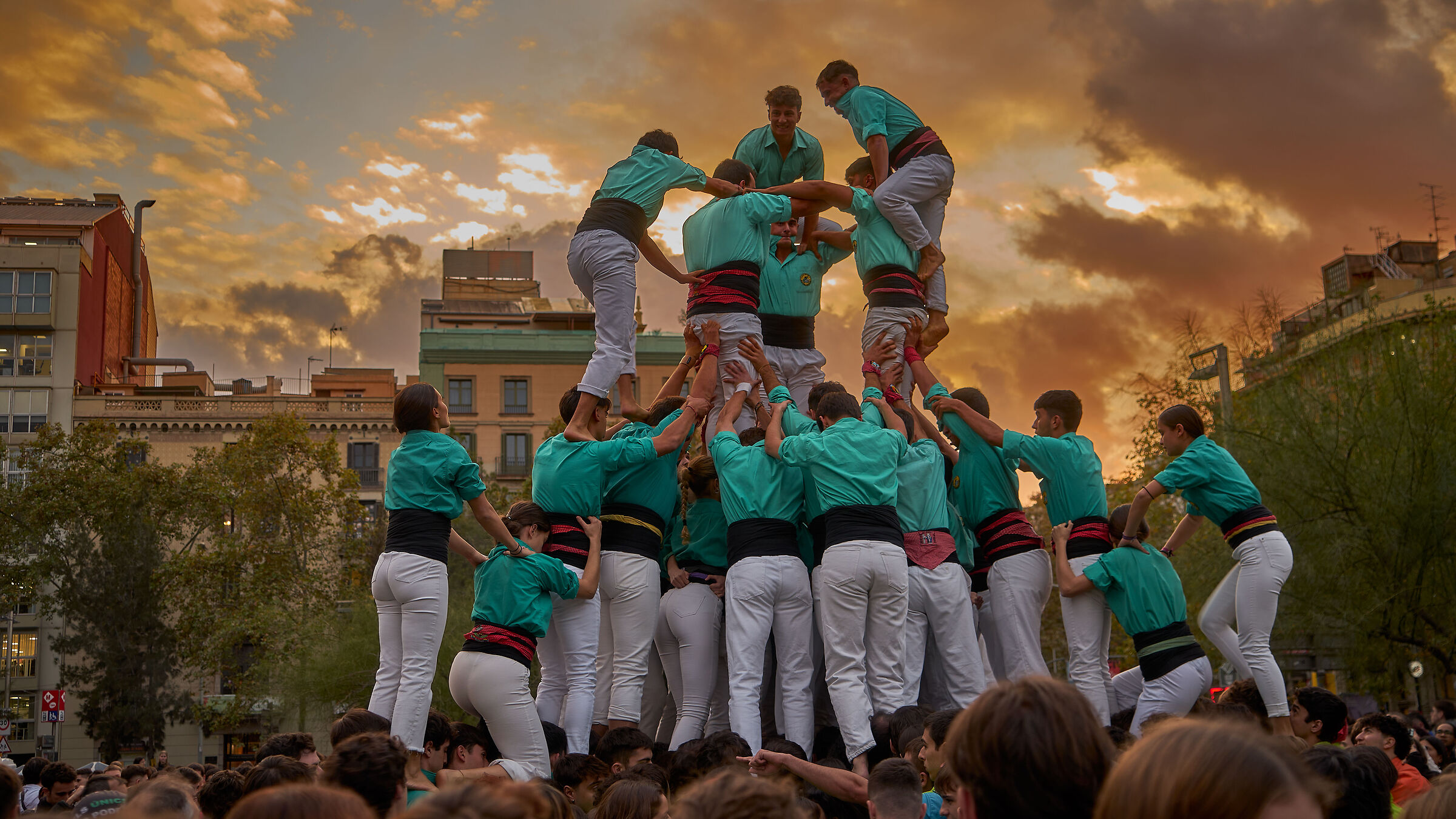 La tradizione  dei Castellers