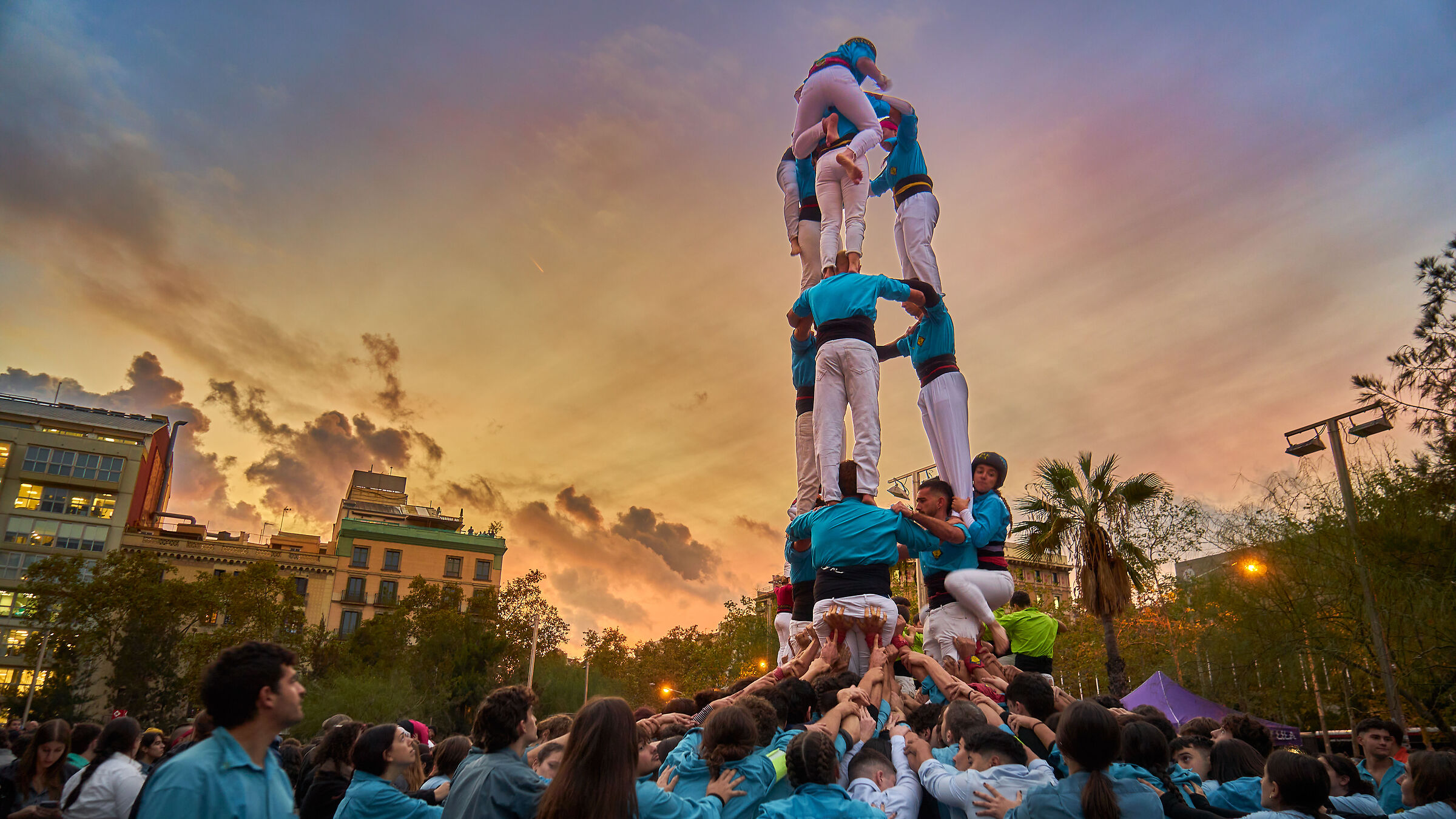 La tradizione  dei Castellers