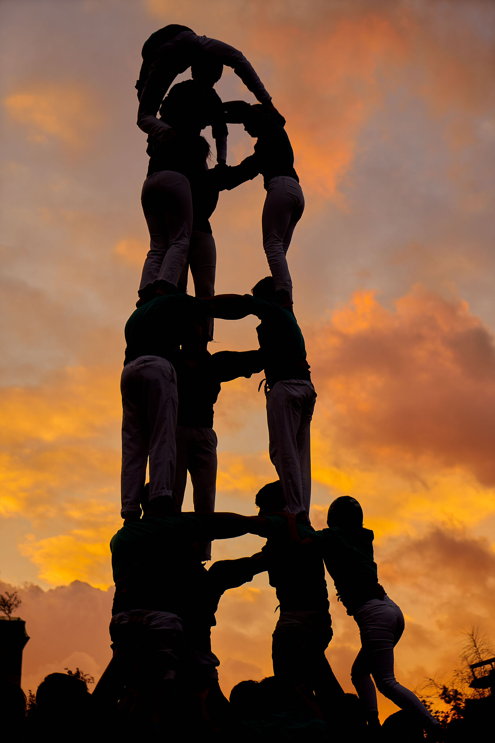The tradition of the Castellers