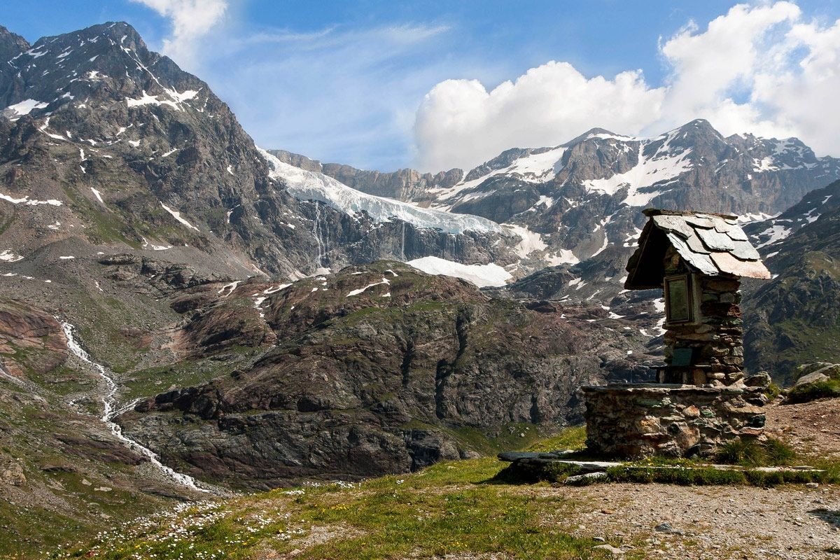 View from the hut Bignami