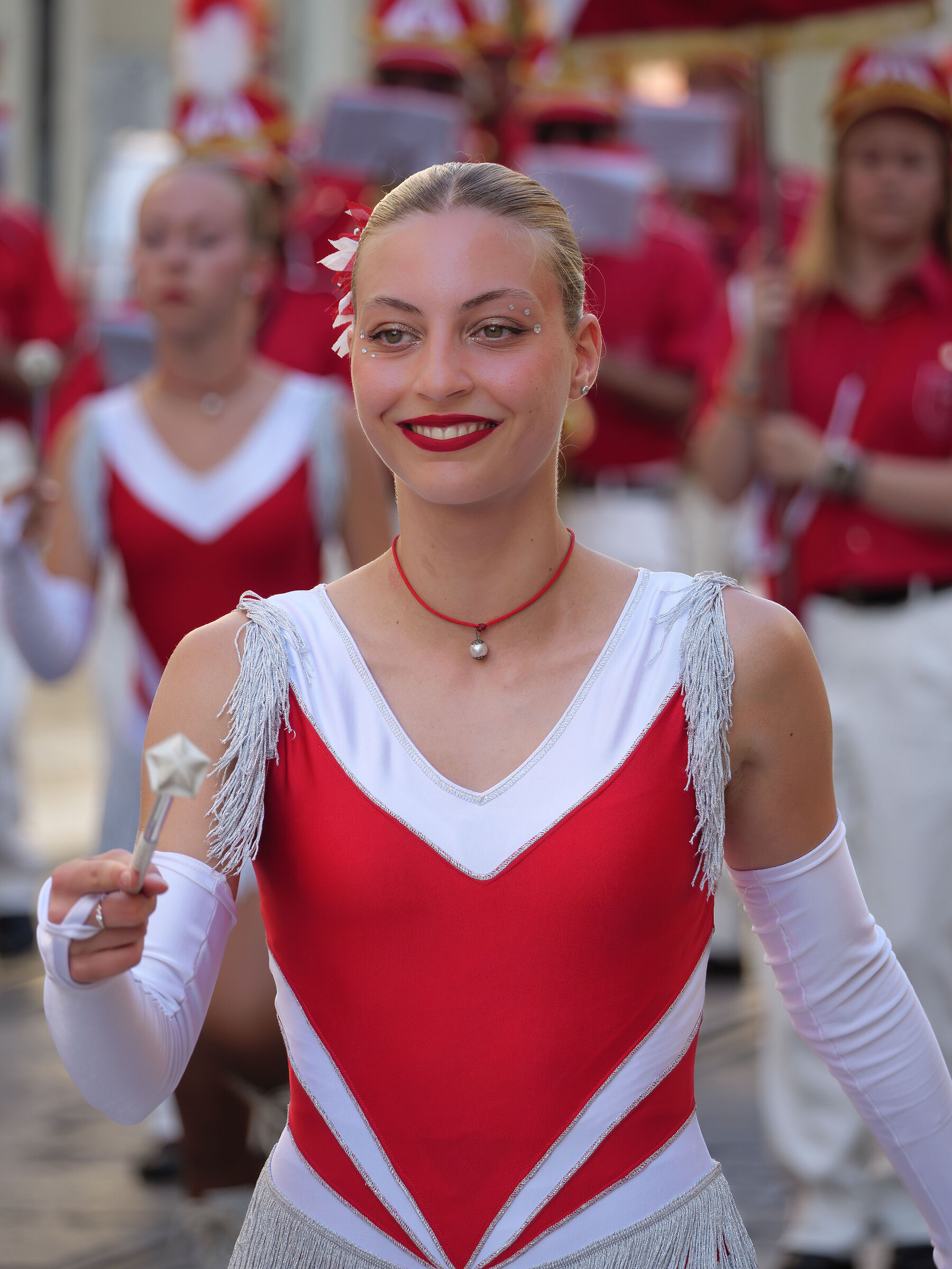 Un sorriso da Majorette.