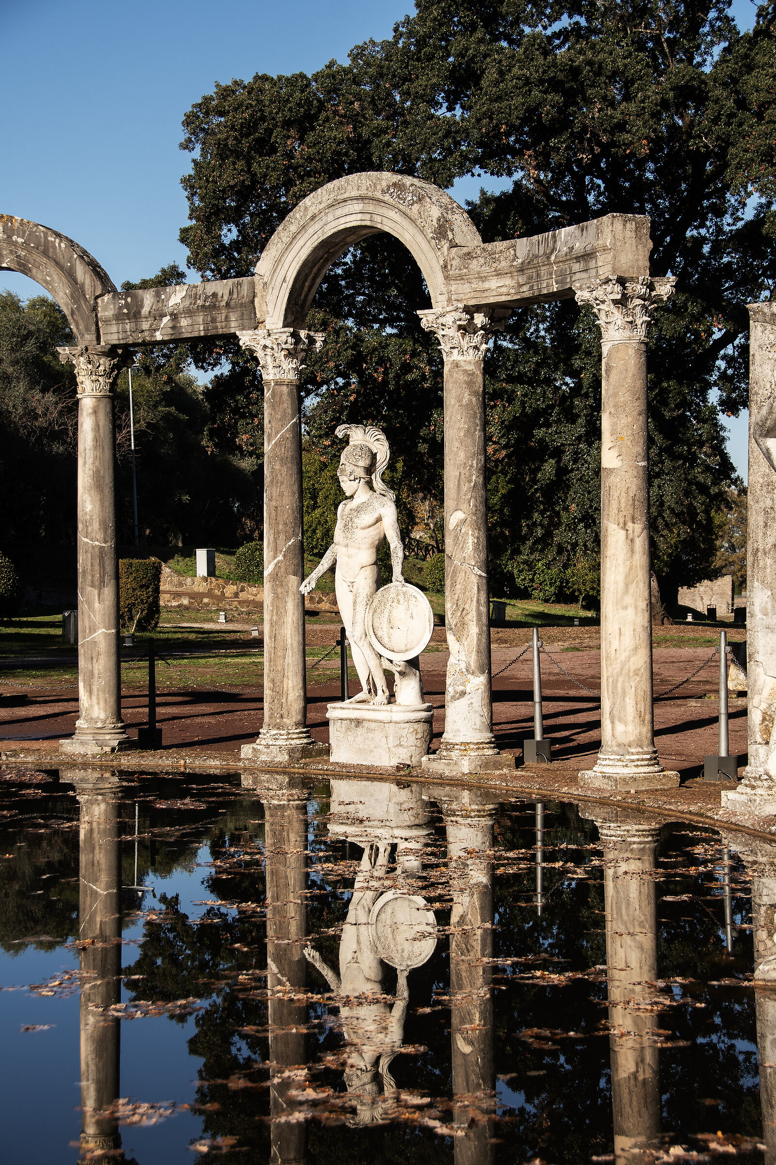 Scorcio del Canopo, villa Adriana.