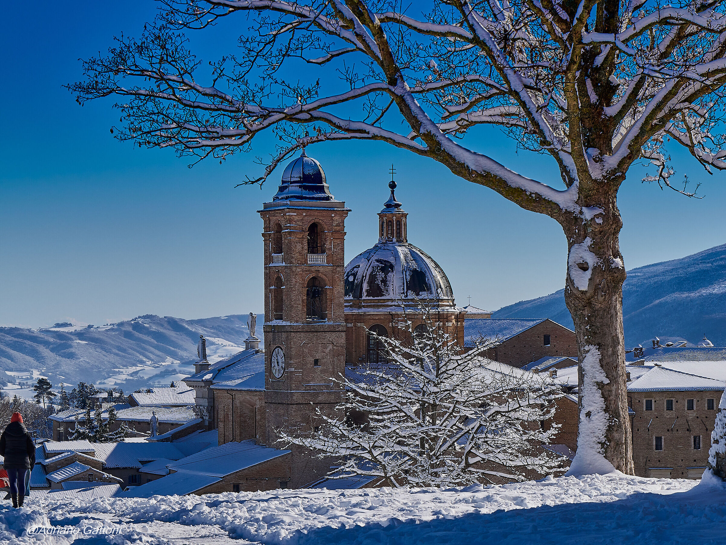 Urbino sotto la neve ...