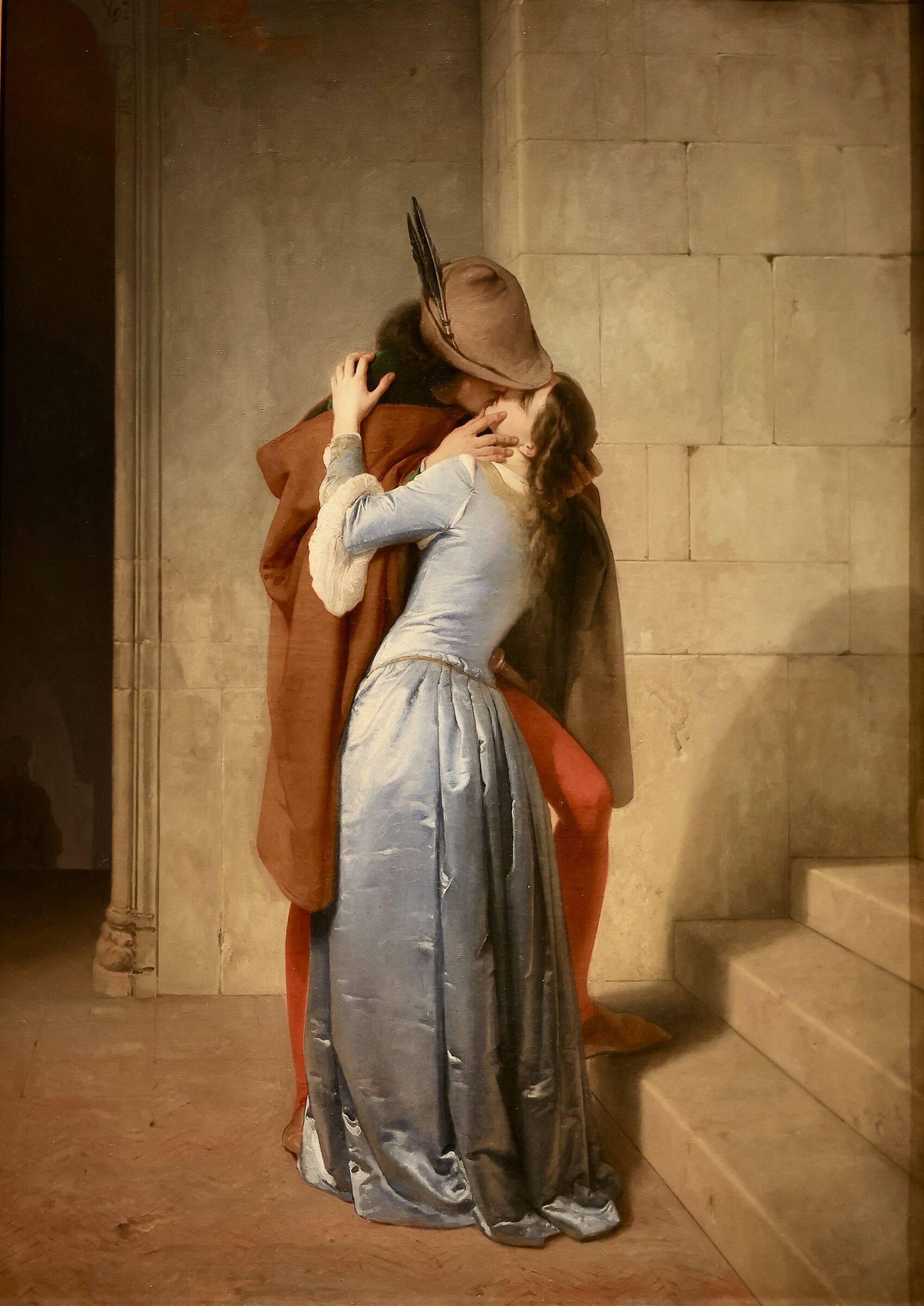 Milano Pinacoteca Brera: il bacio di F.sco Haiez