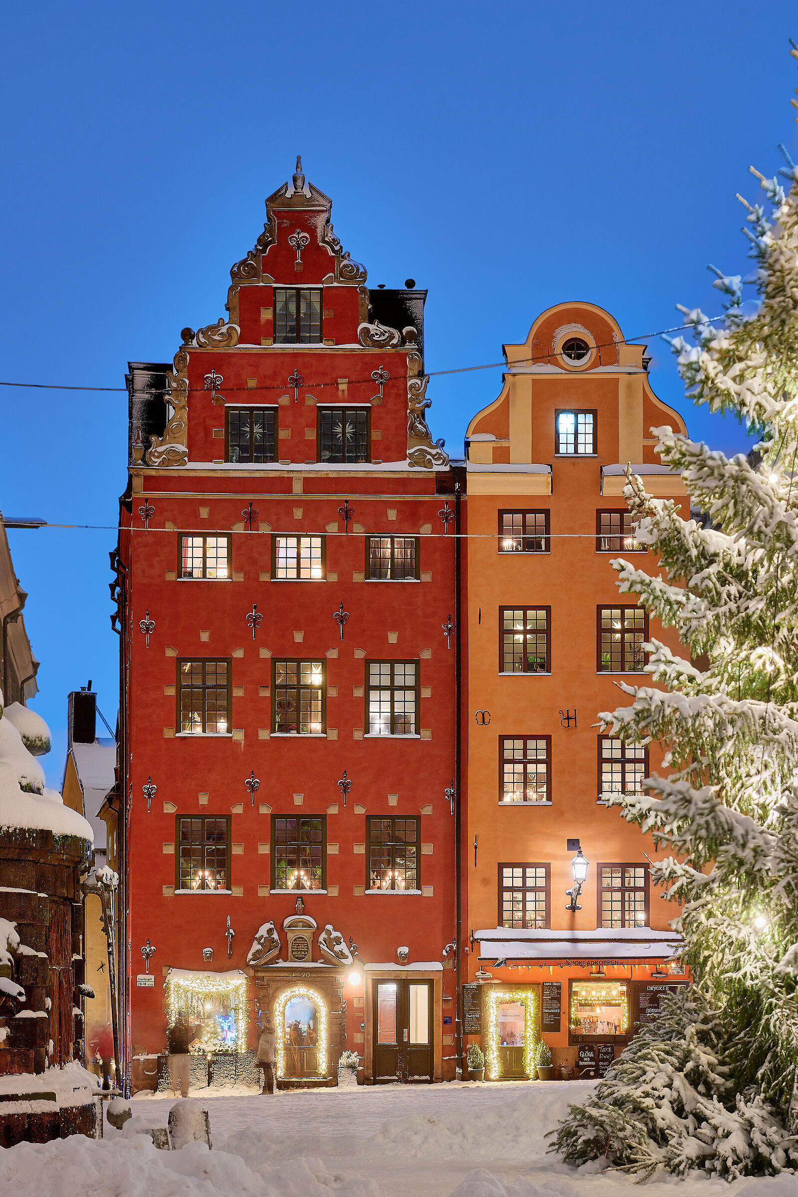 Gamla Stan in the snow