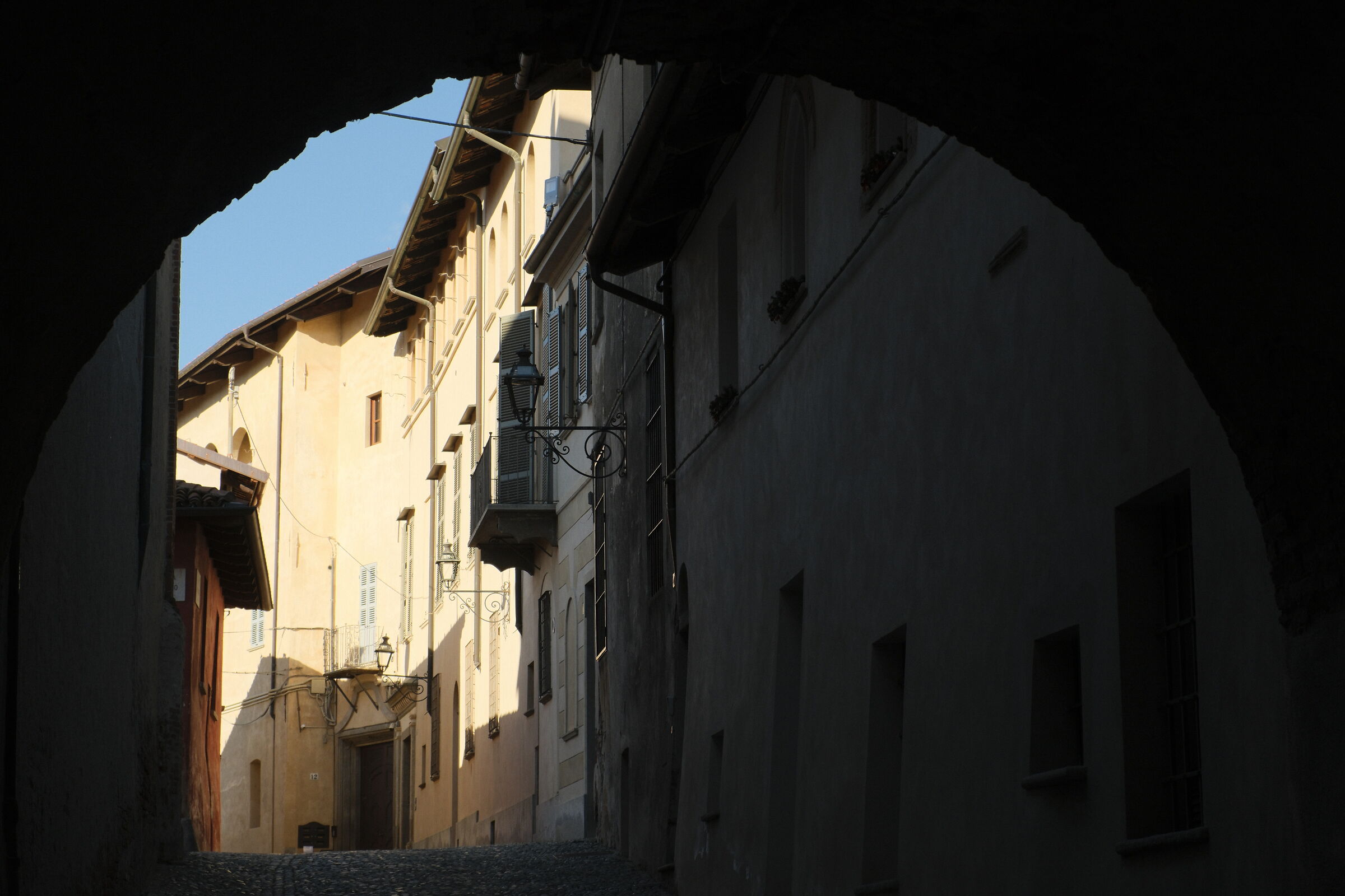 Through the streets of Saluzzo
