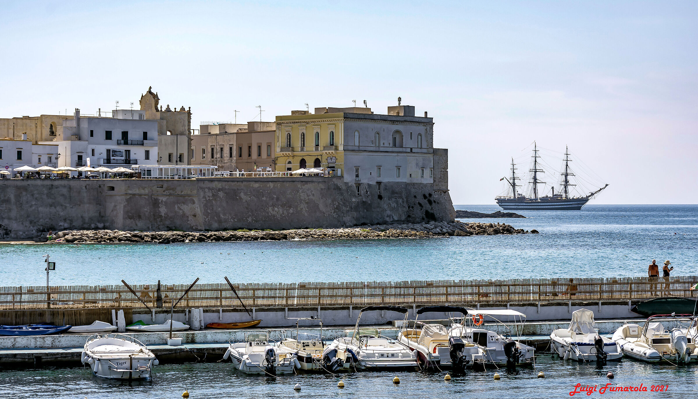 L'inchino della A. Vespucci