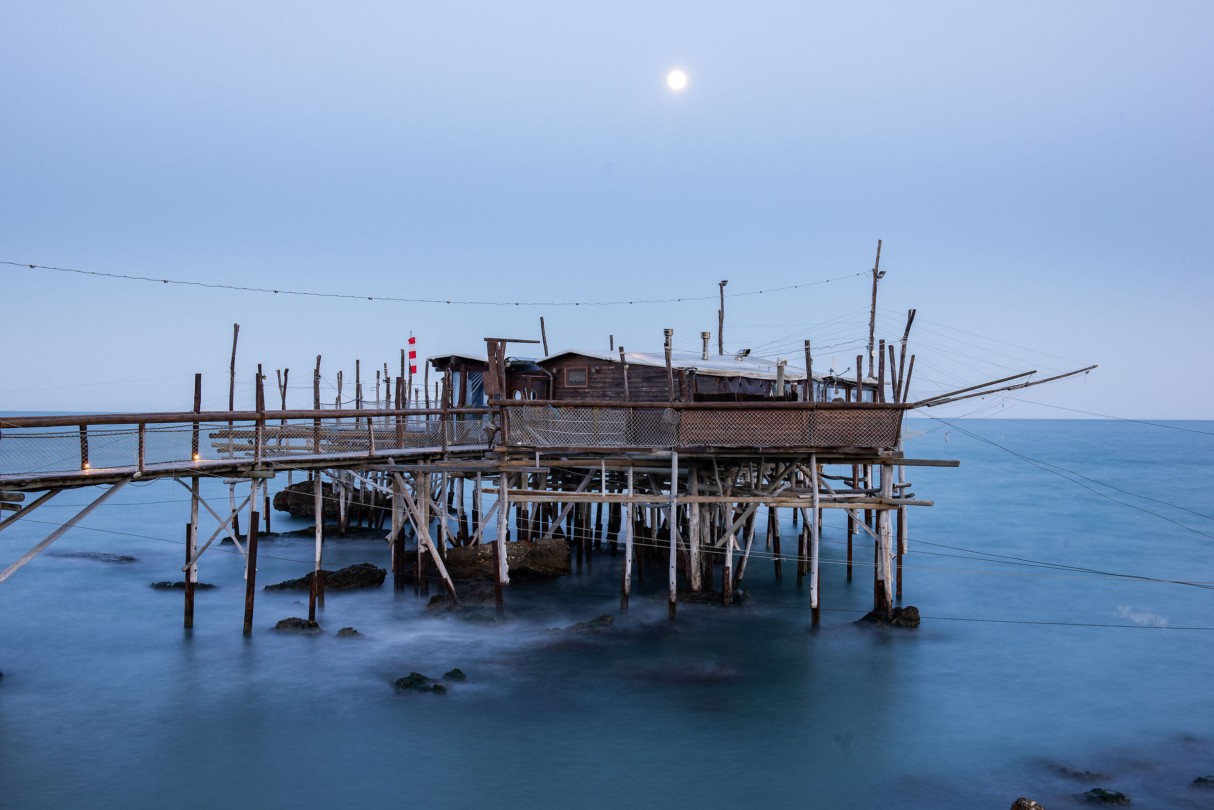 Trabocco di sera