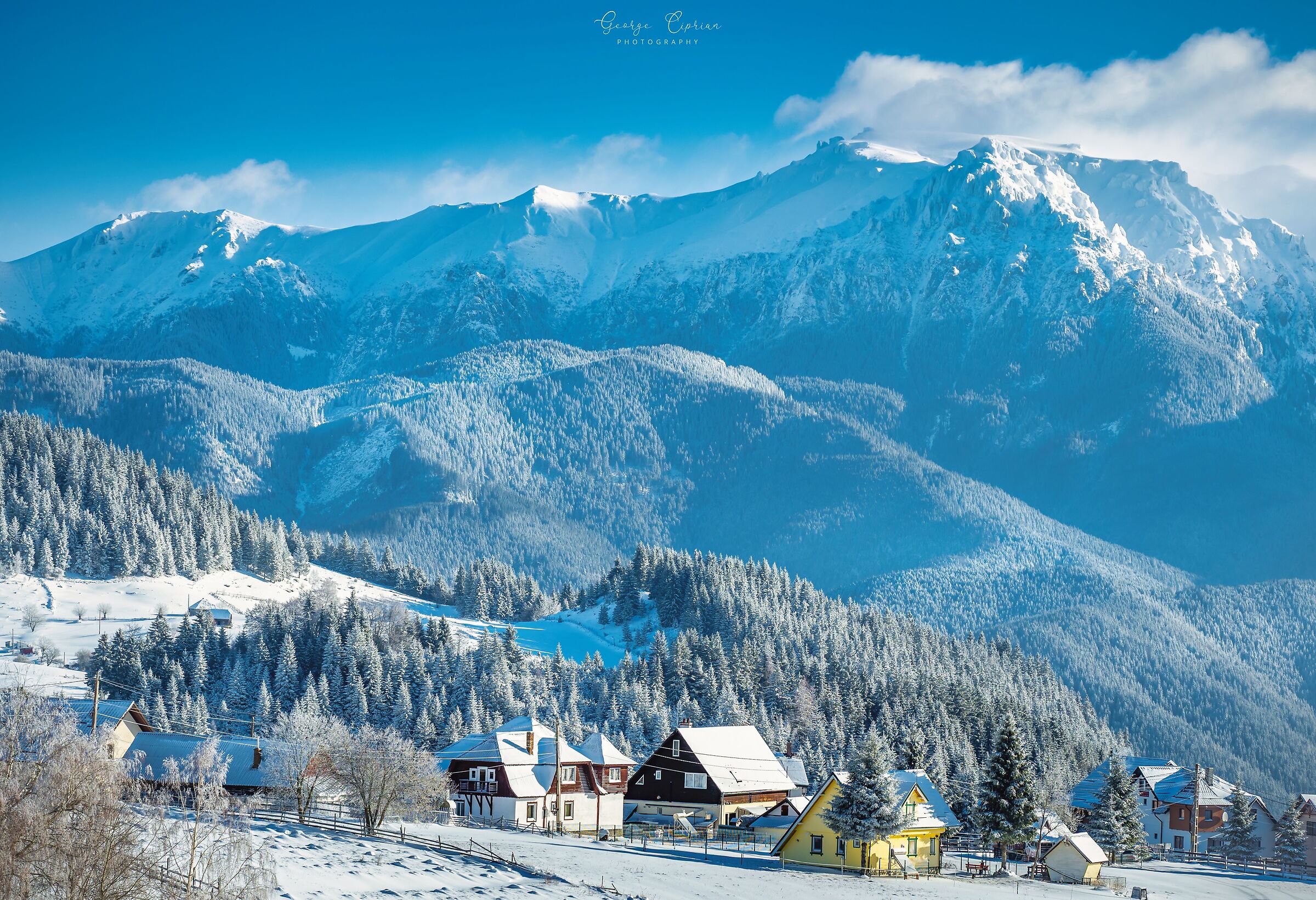 Cold morning over Carpathians