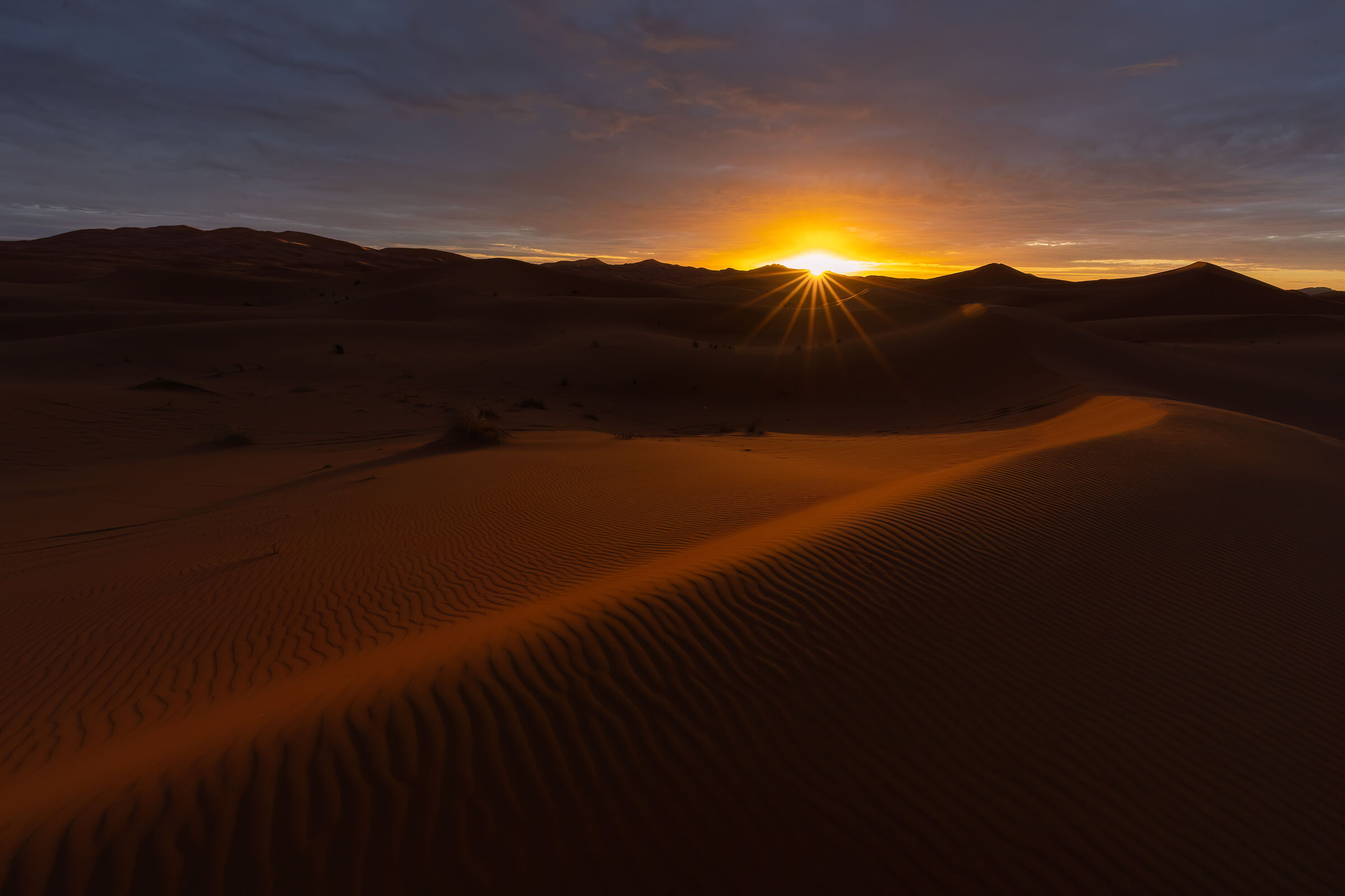 Sunrise in the Sahara