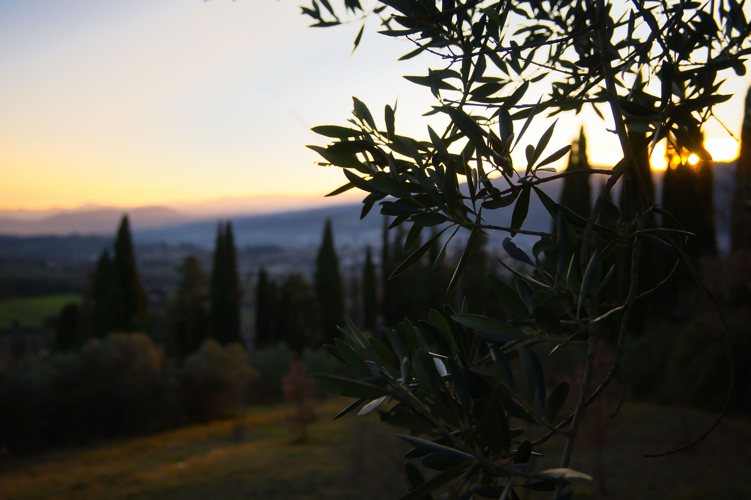 Tramonto a Belvedere (Città di Castello)