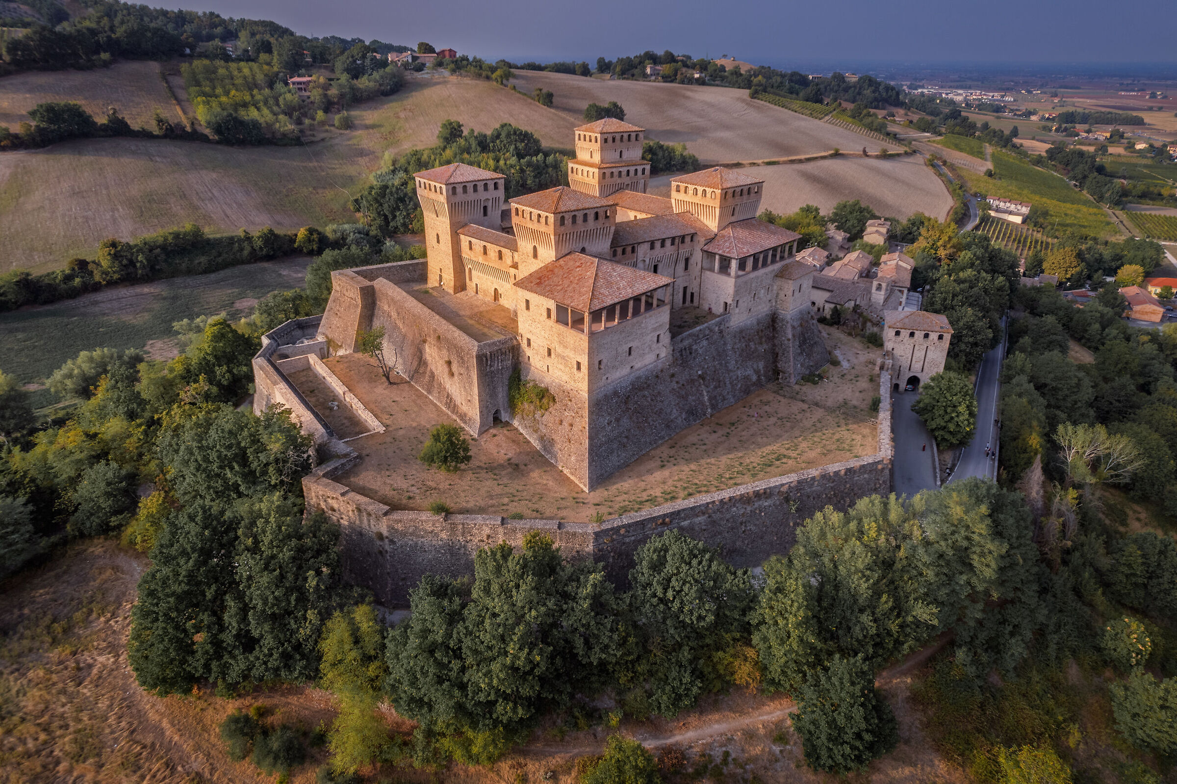 The castle of Torrechiara