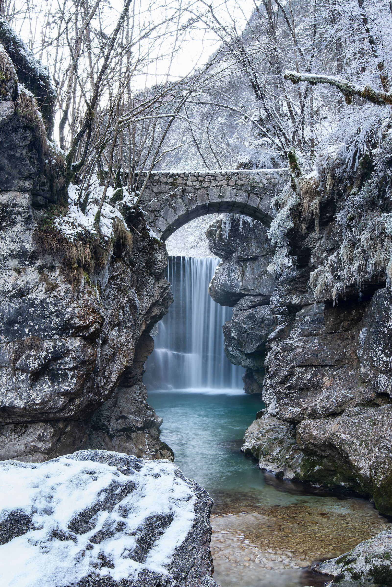 Cascatella di repepeit, Val Raccolana ( UD )