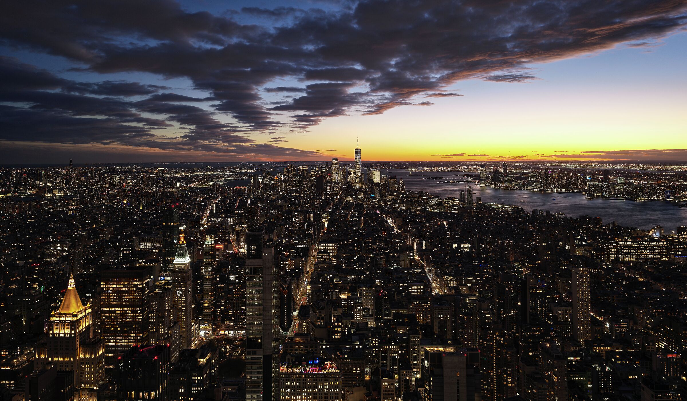 Sunset from the Empire State Building
