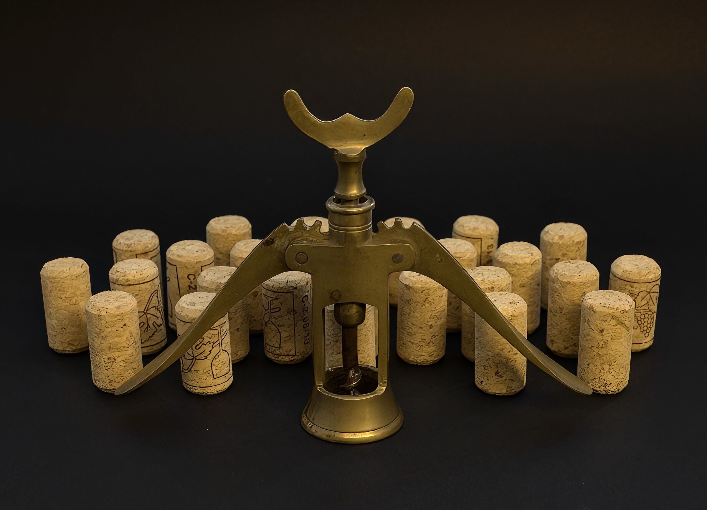The king of corks and his court