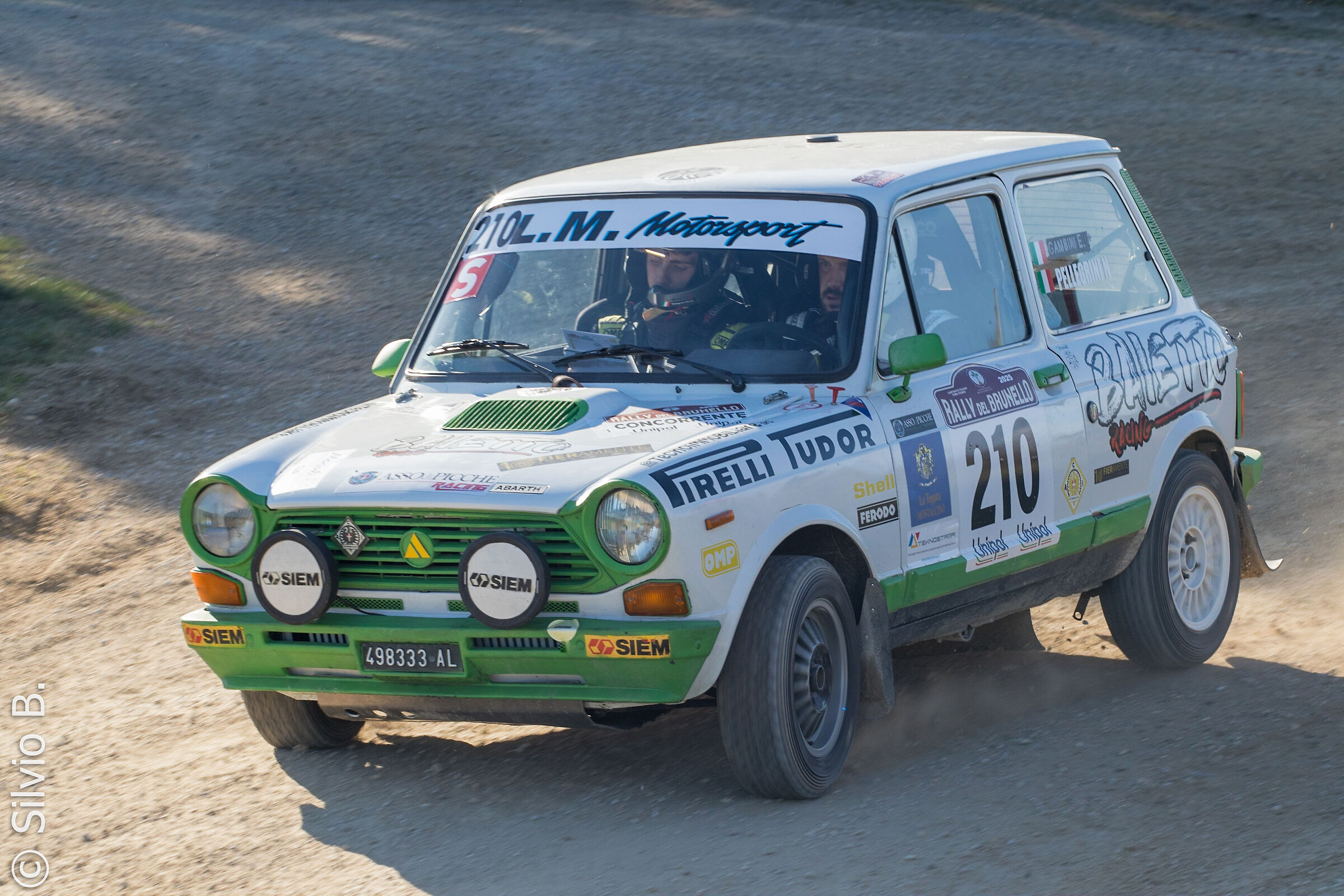 Gambini E.-Pellegrini n./a112 Abarth (Rally Brunello)