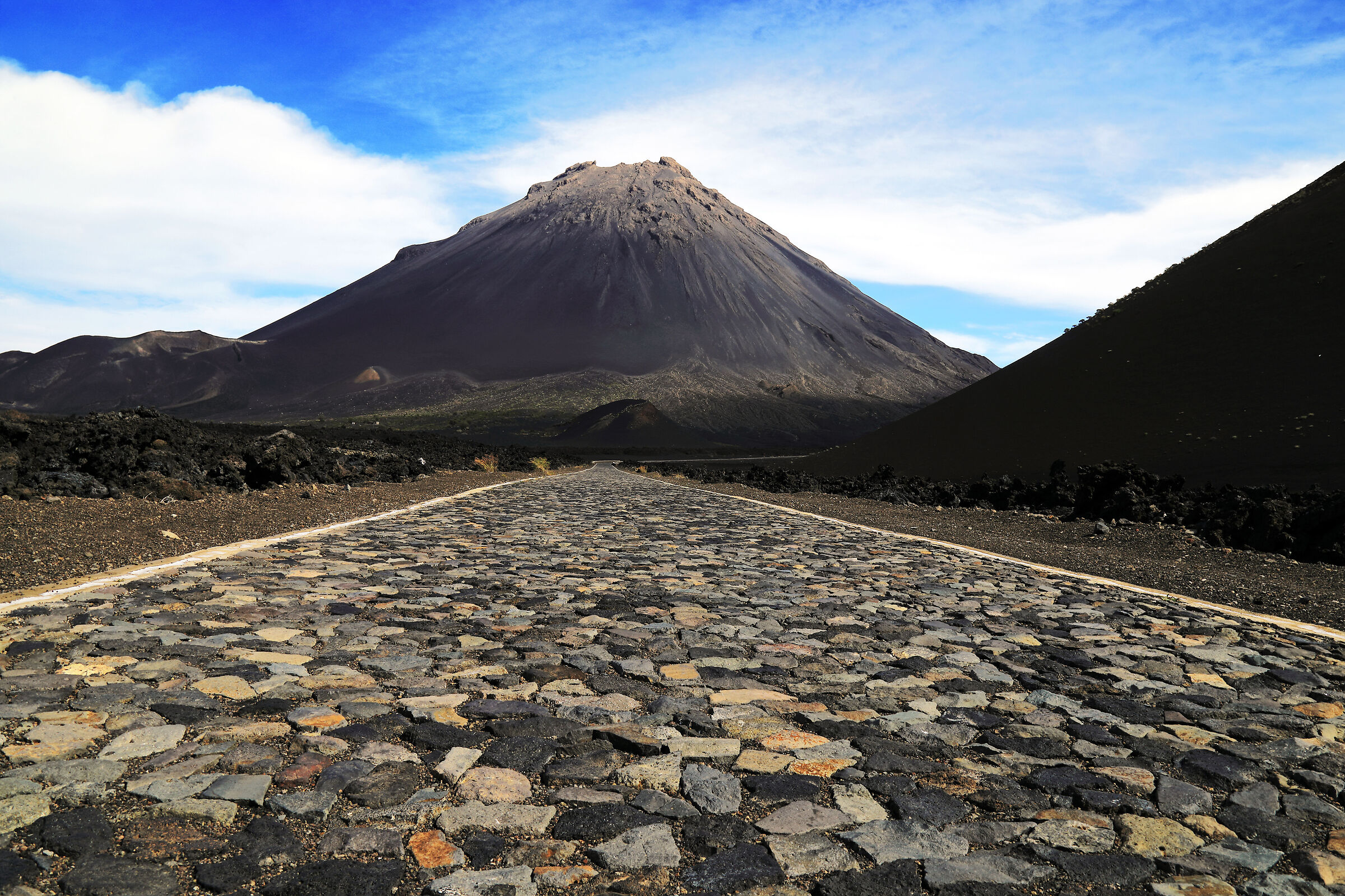 The way to the volcano