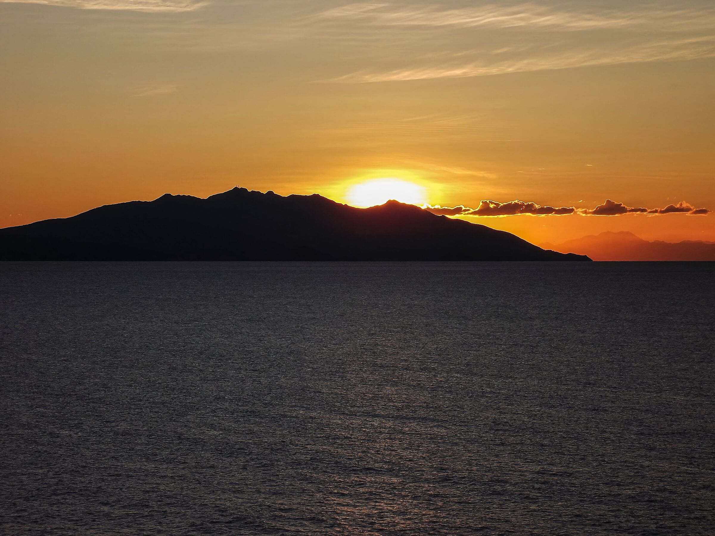 Tramonto Piombino-Elba