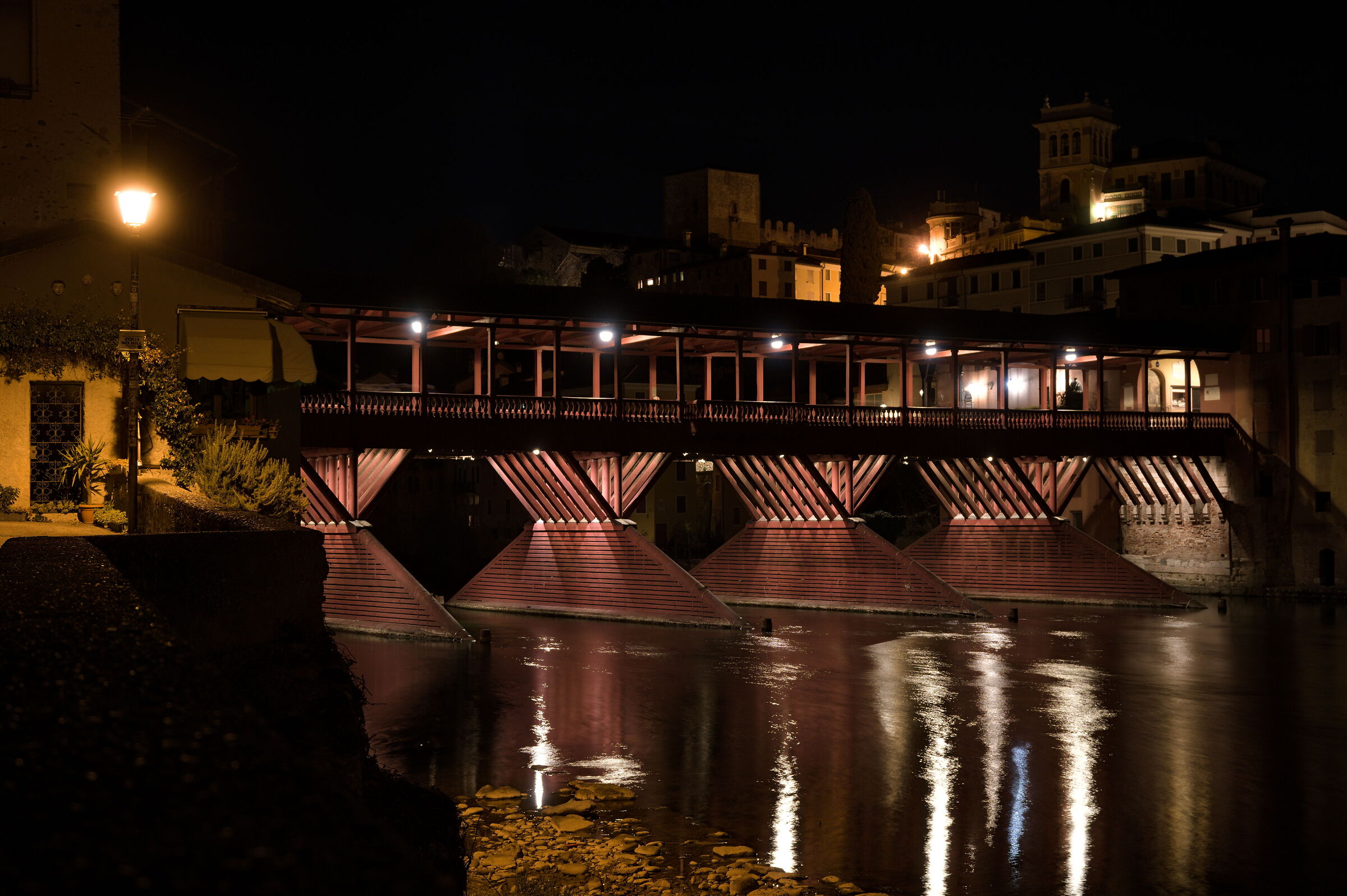 Ponte di bassano, da davanti