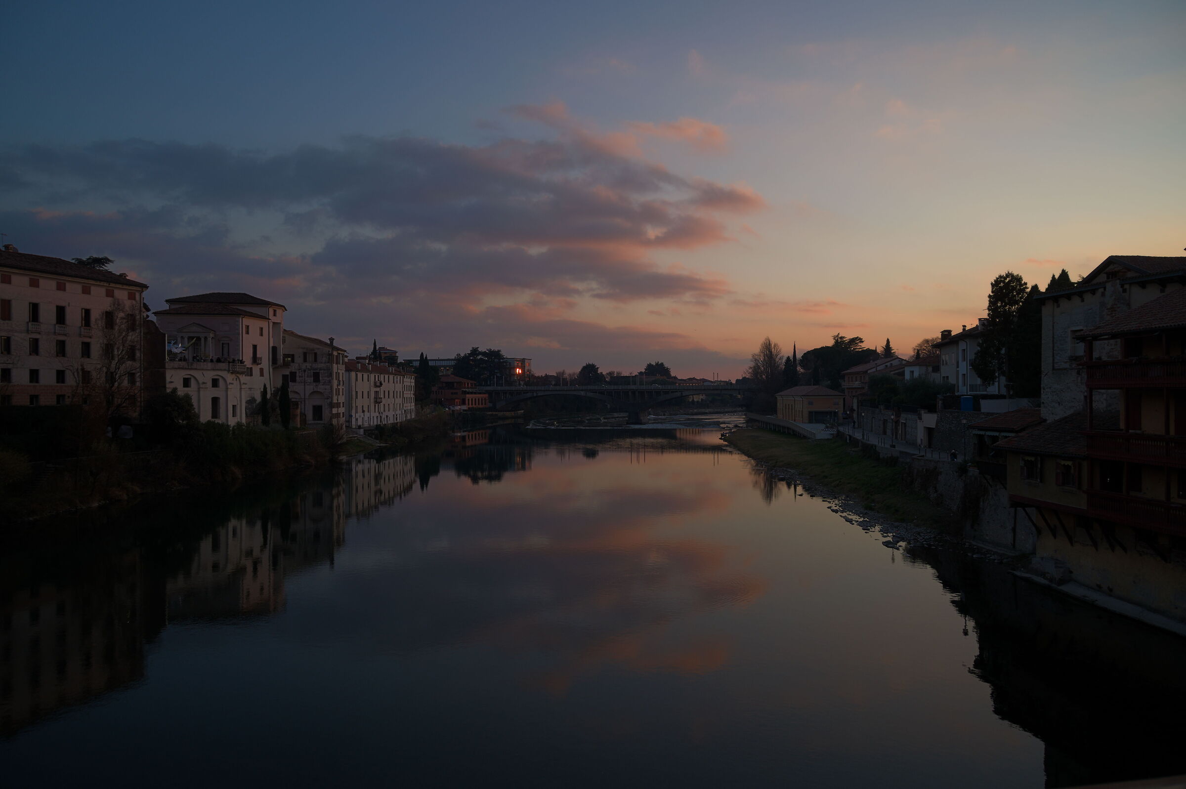 Tramonto dal vecchio al nuovo