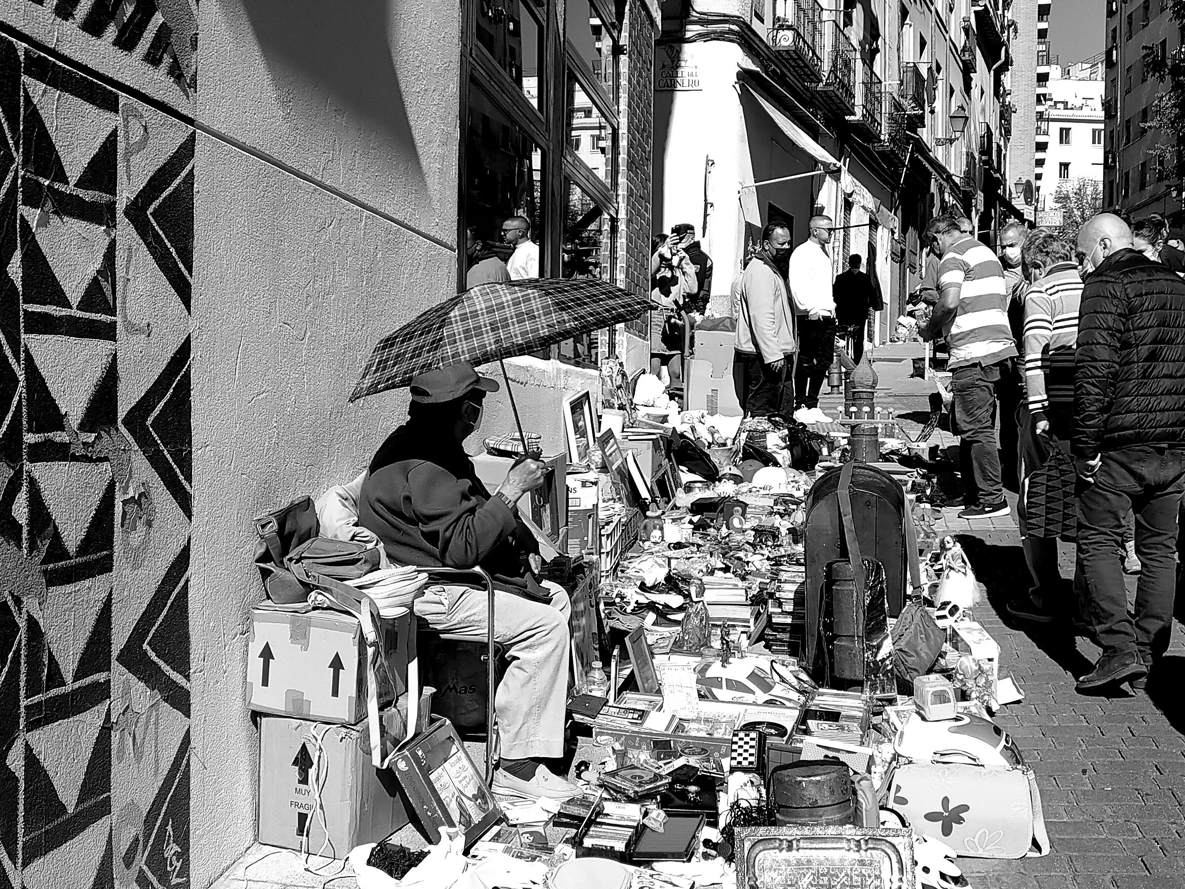 Madrid, el rastro - bn