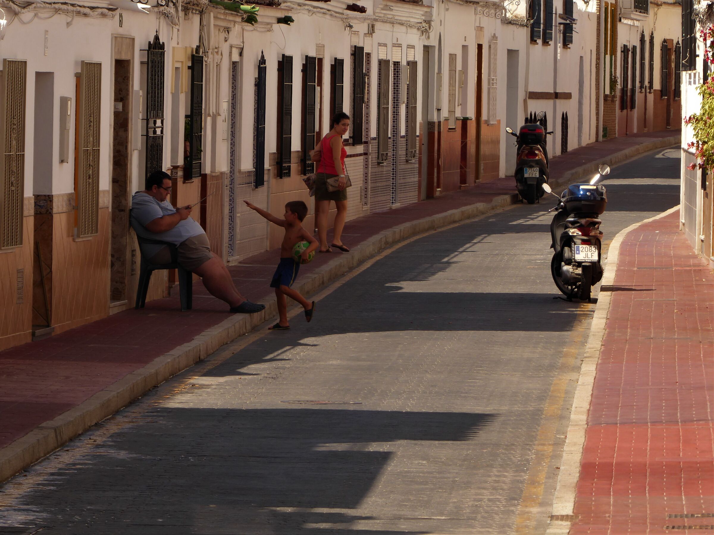 Callejando por uno de los pueblos blancos