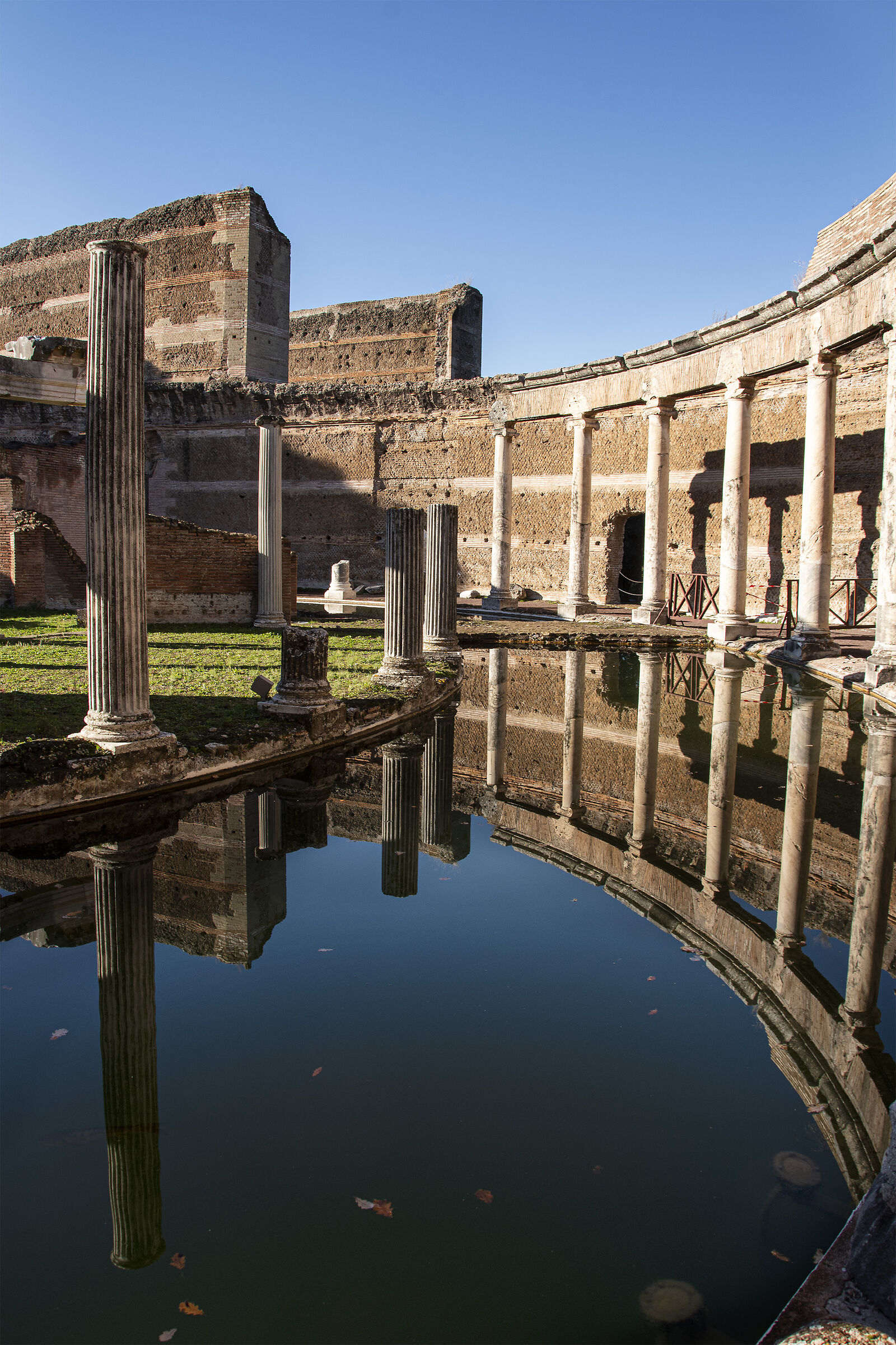 Il Teatro Marittimo di Villa Adriana.