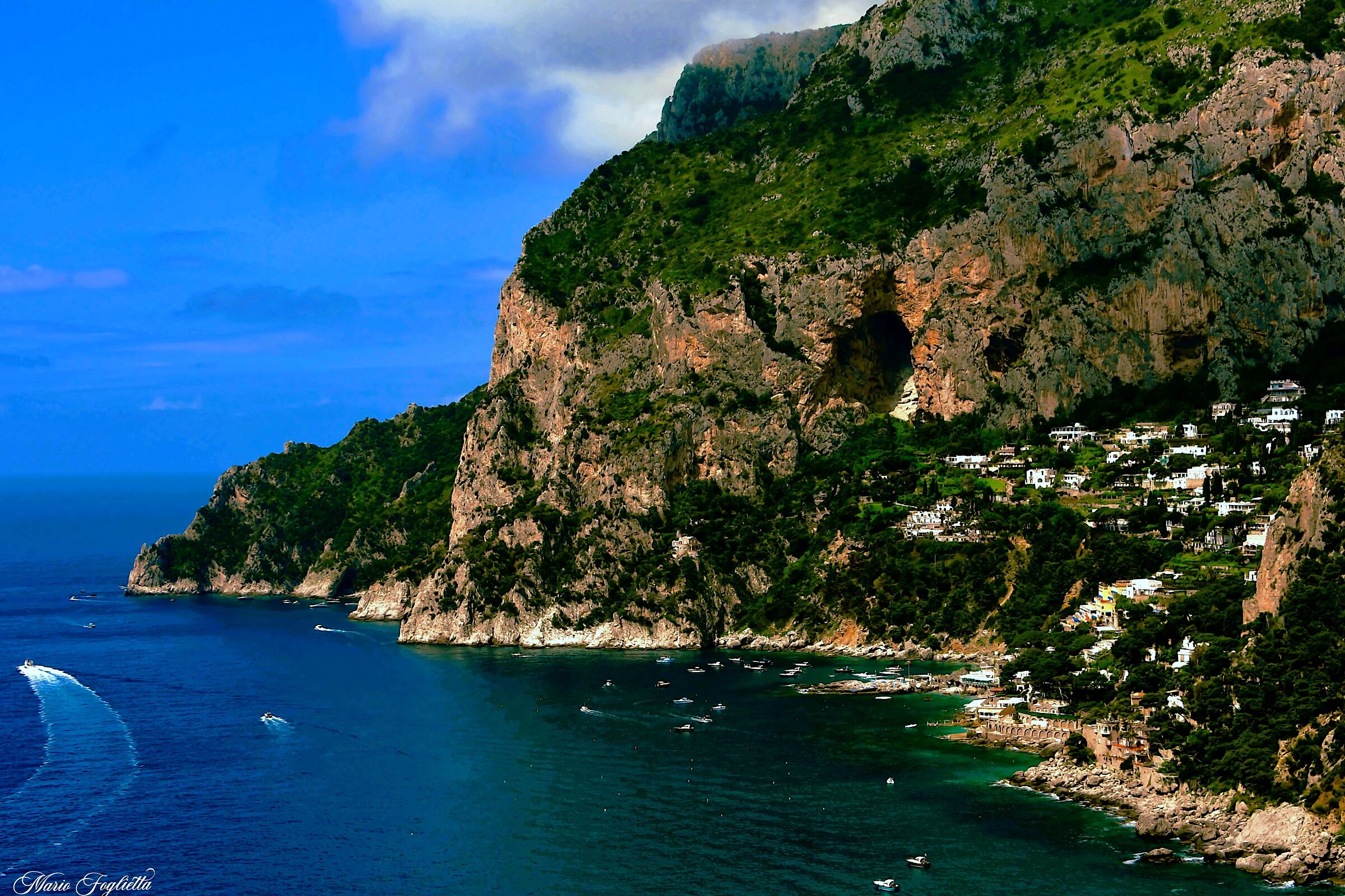A window on the Amalfi Coast