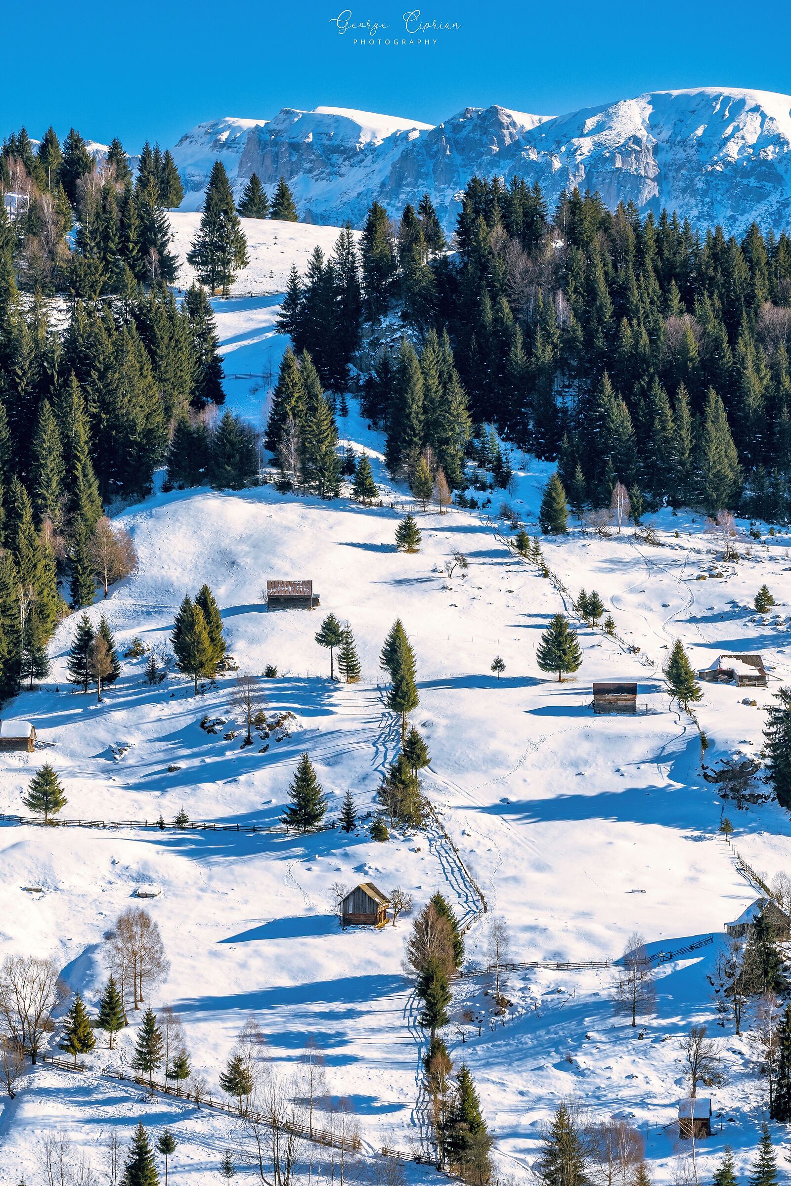 Winter over Carpathians