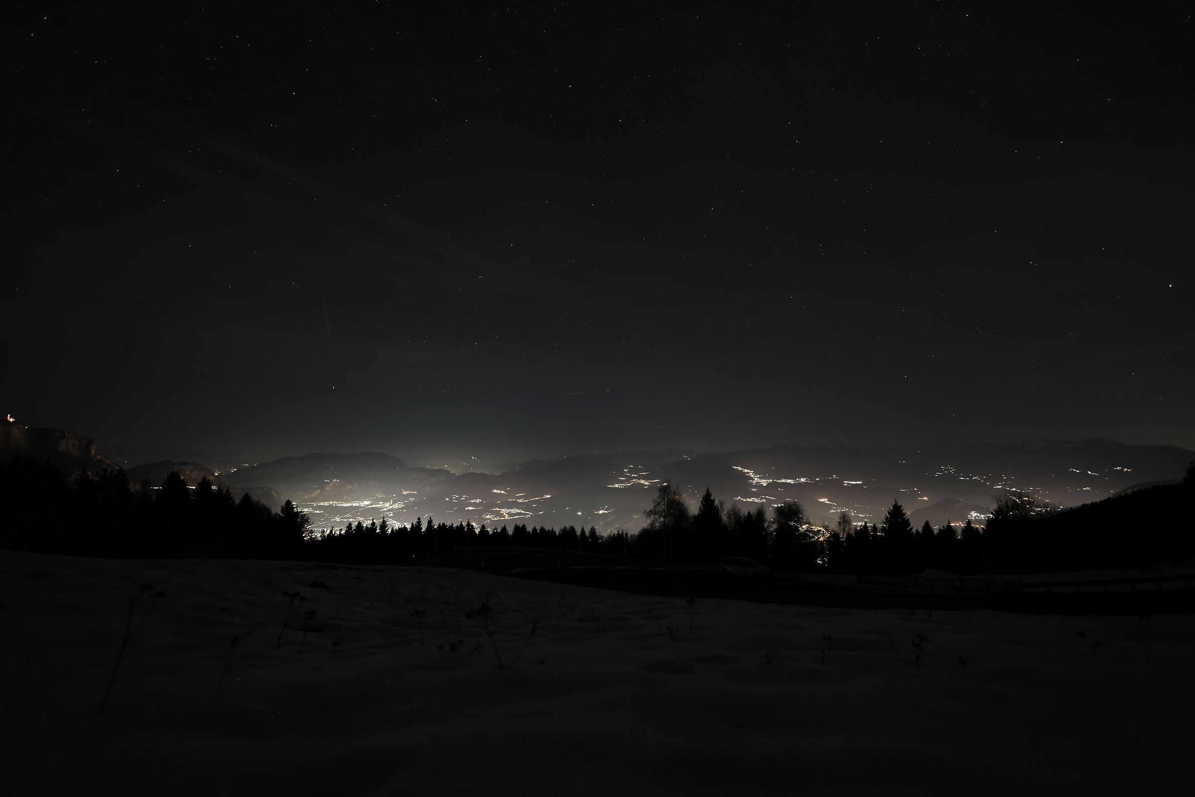 Starry night in Bondone