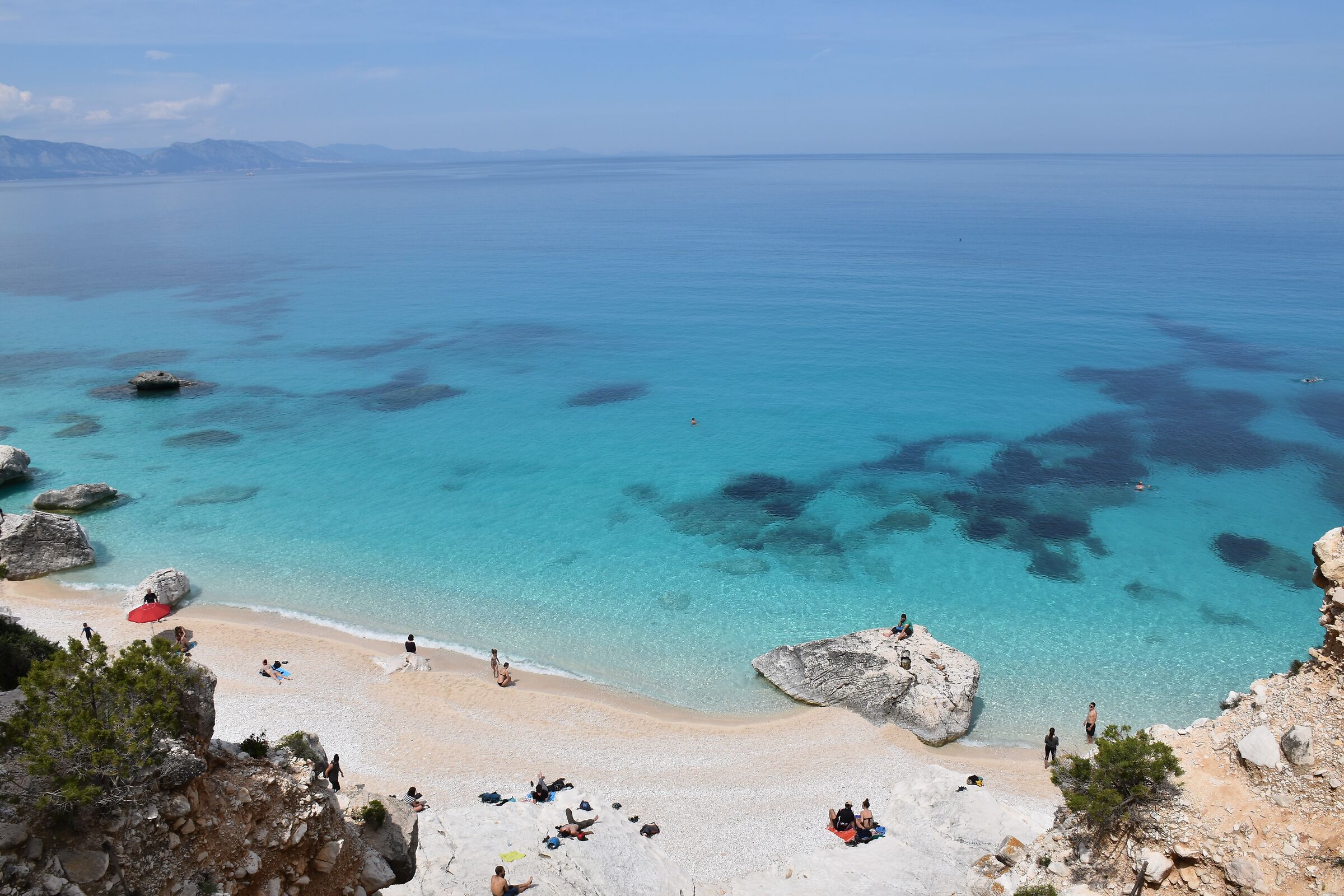 You walk two hours and you're here.... Goloritze' Orosei