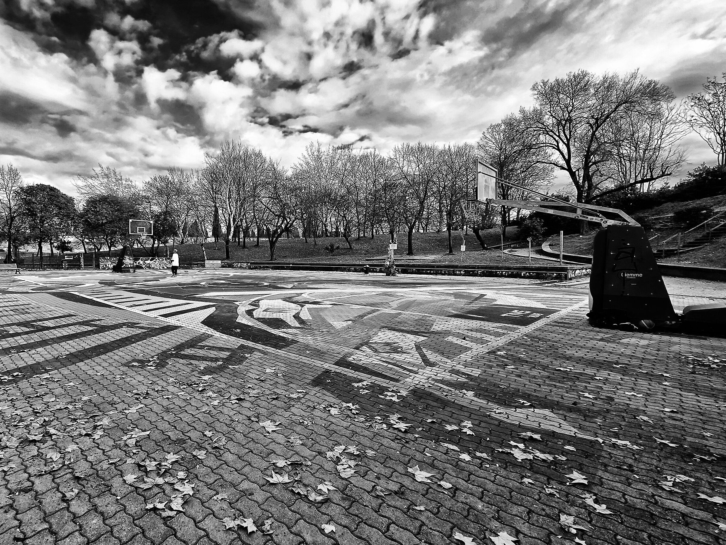 Rome, San Lorenzo, basketball court