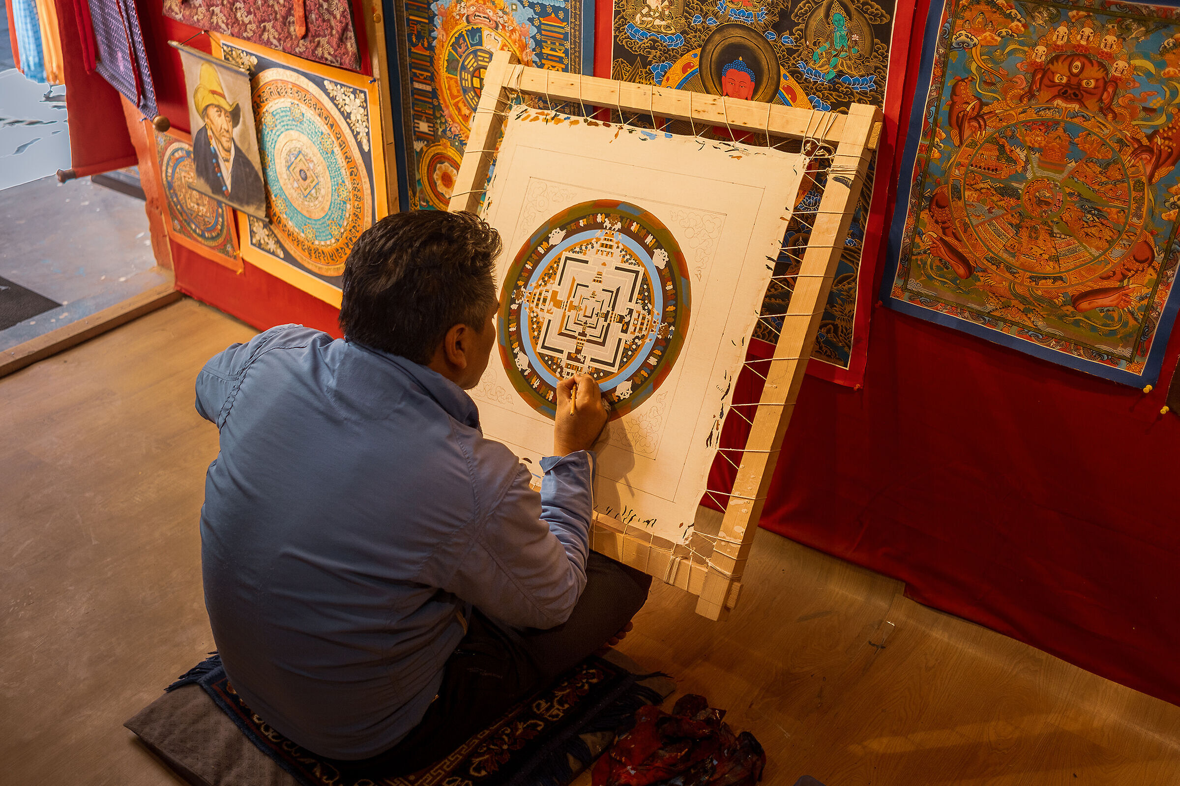 Painting the Mandala