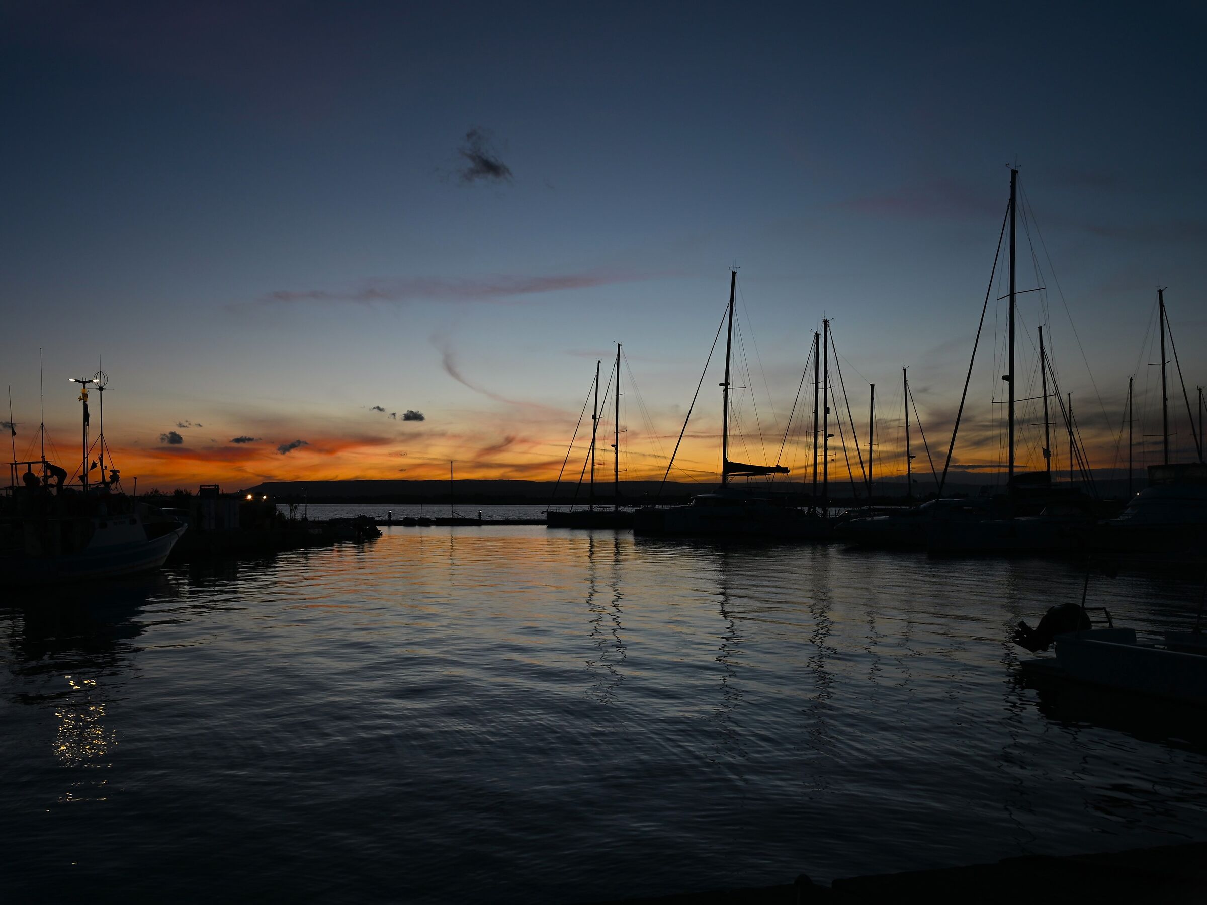 Marina di Ortigia on less stormy days