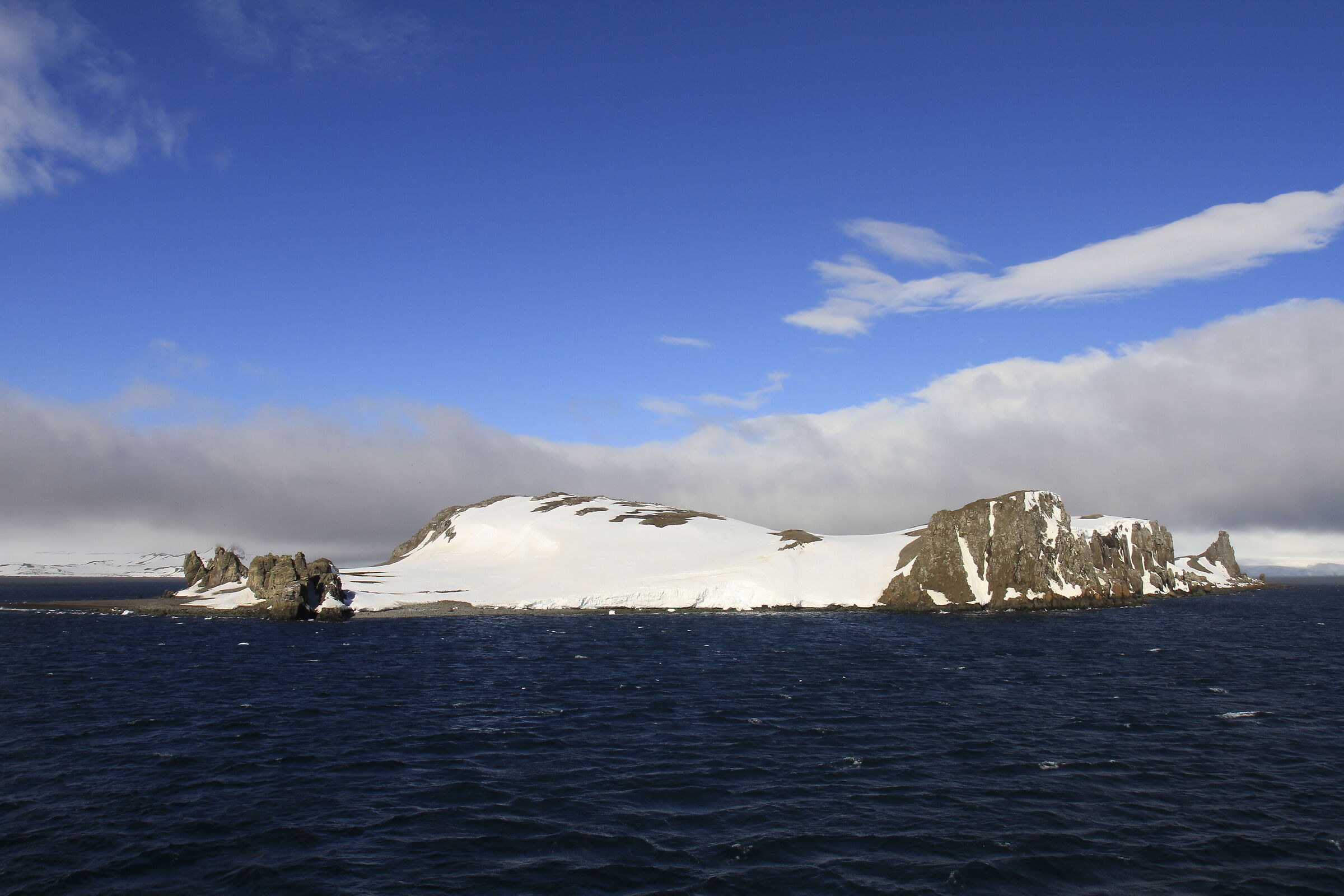 Una piccola isola dell'Antartide