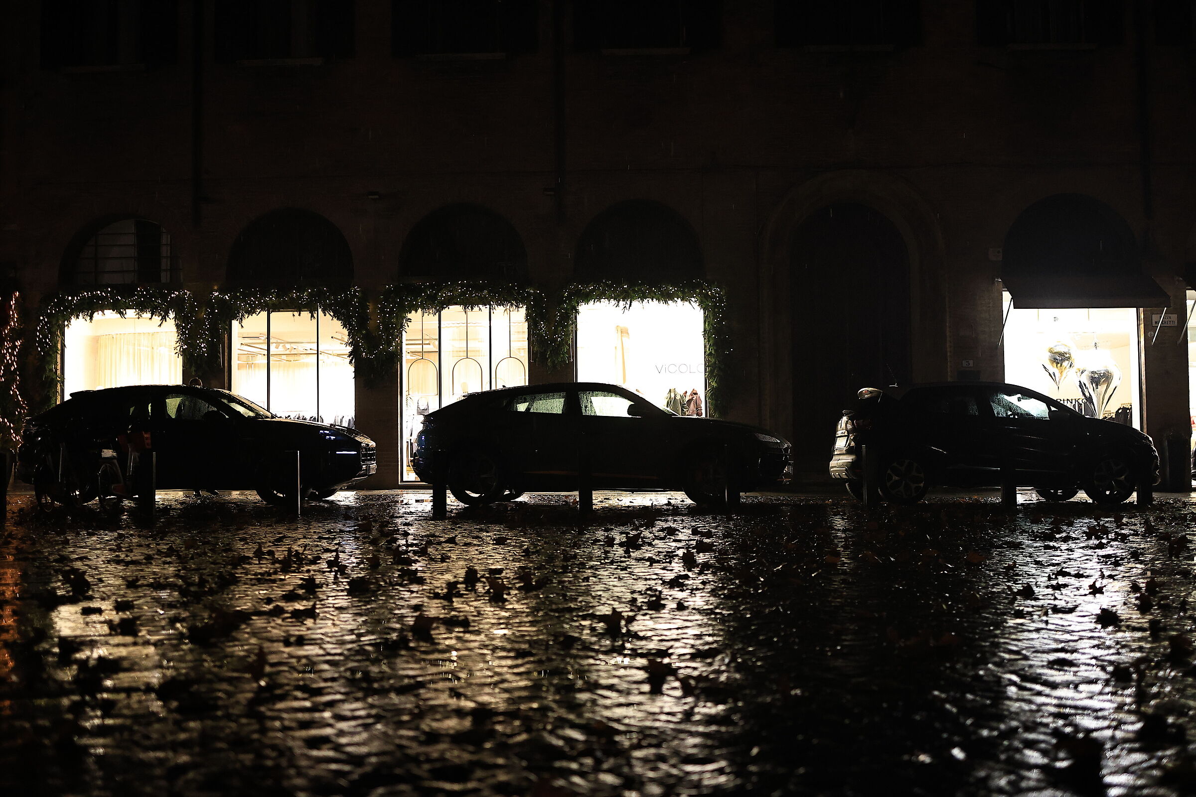 Window displays in Bologna
