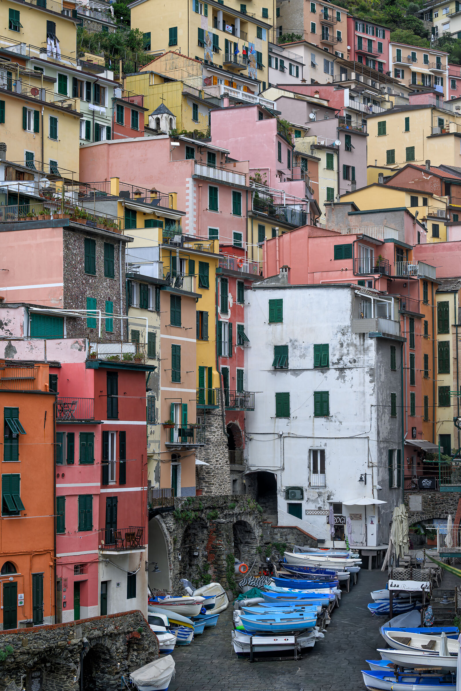 The houses of Riomaggiore