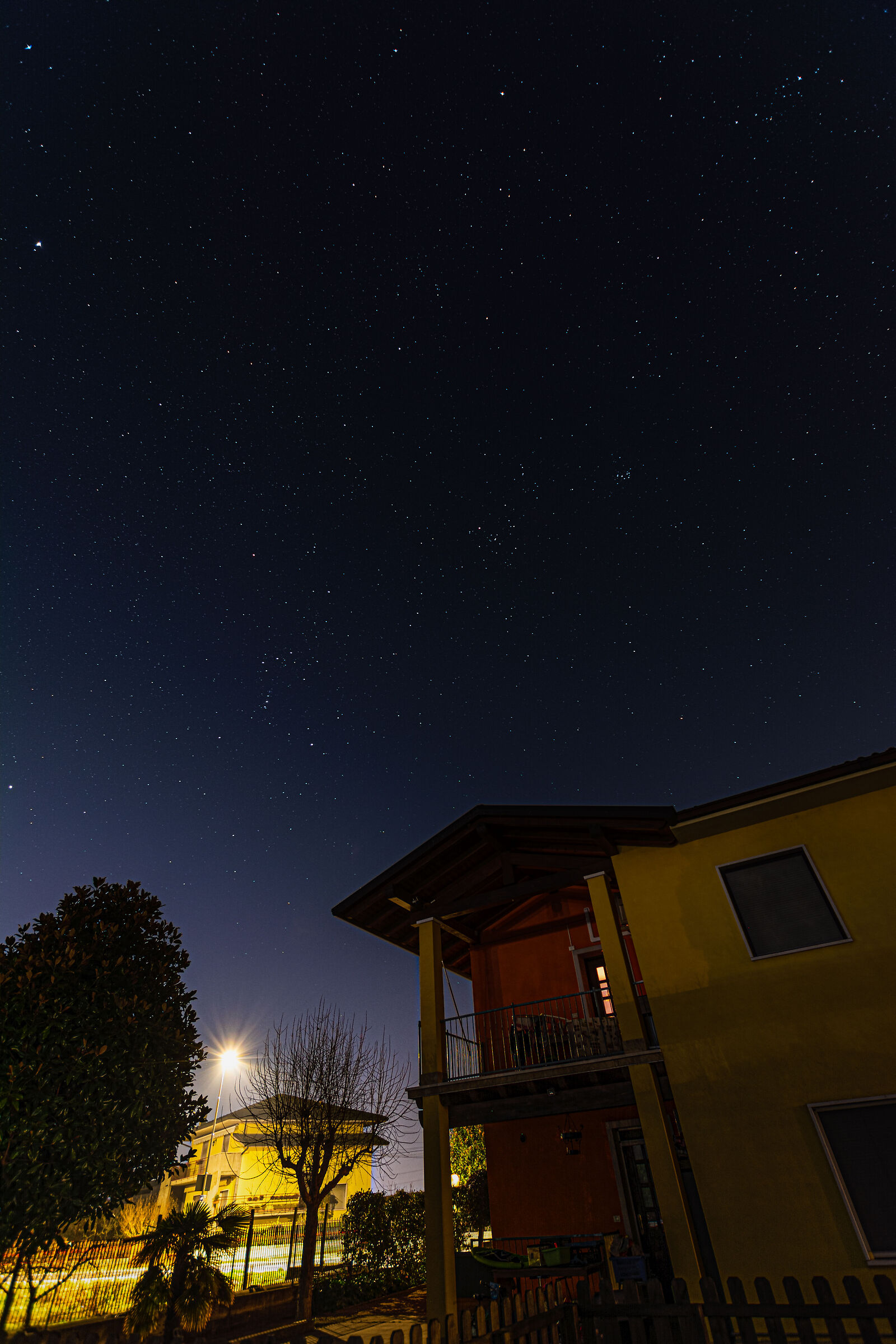 Orione col grandangolo